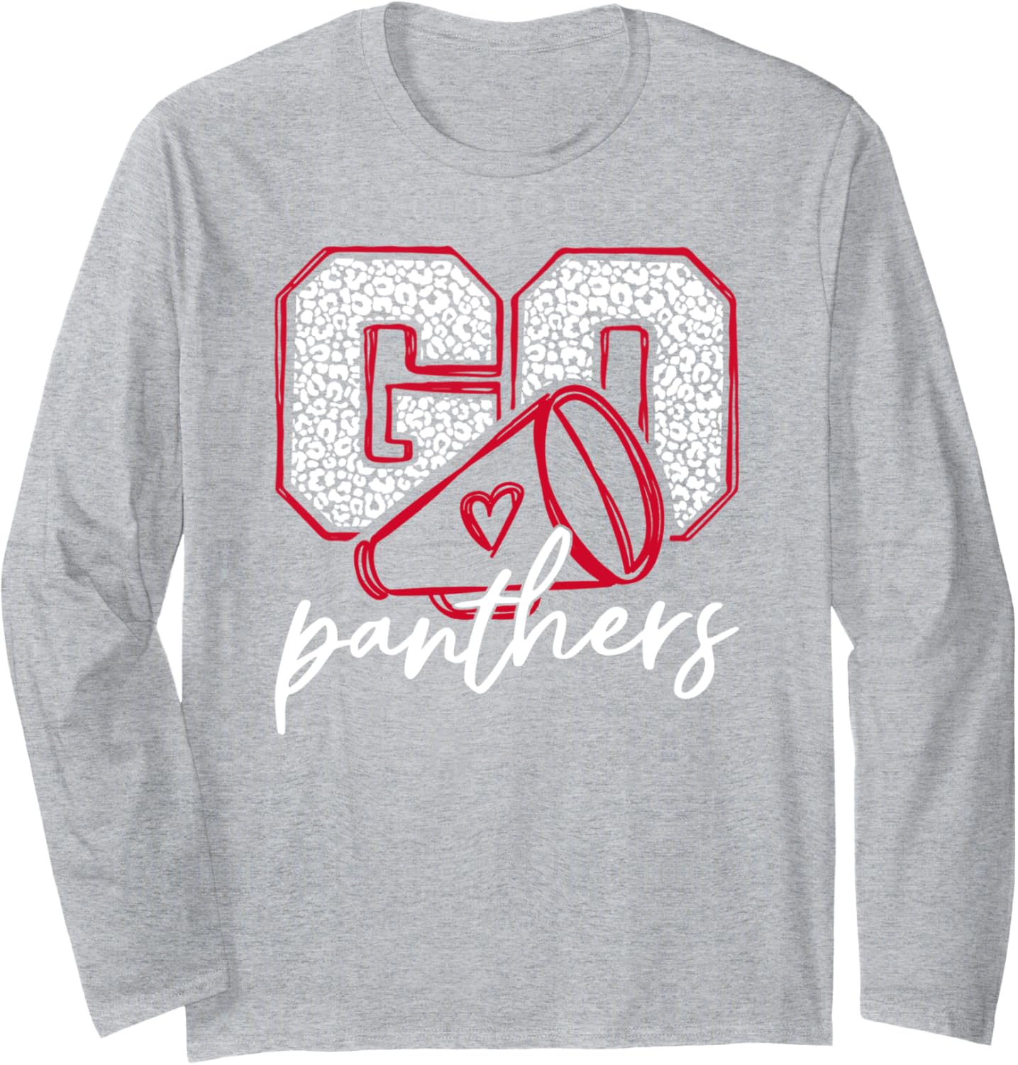 Go Cheer Panthers School Sports Name Panthers Back To School Long Sleeve T-Shirt