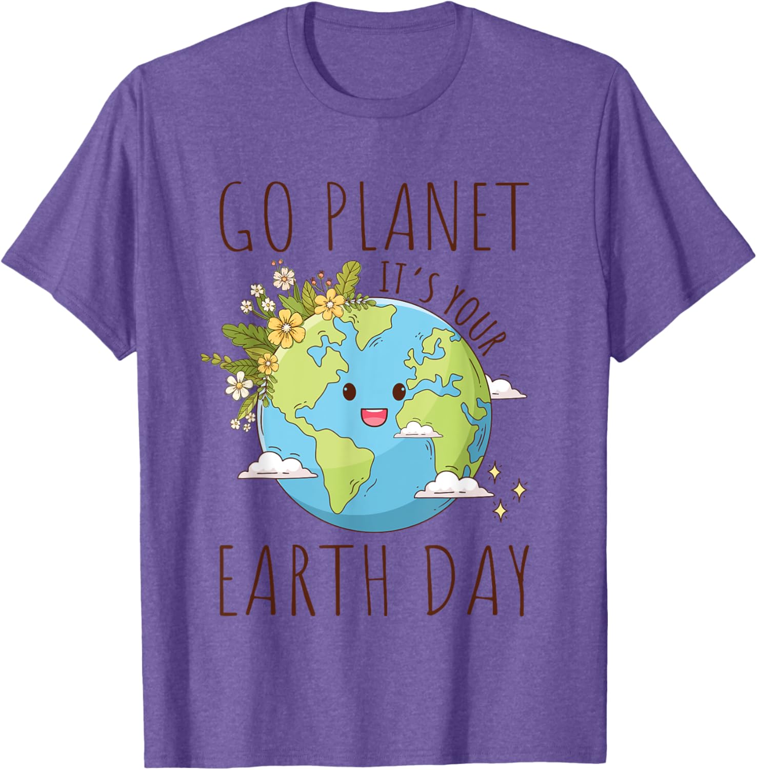 Go Planet Its Your Earth Day 2024 Teacher Women Toddler Kids T-Shirt