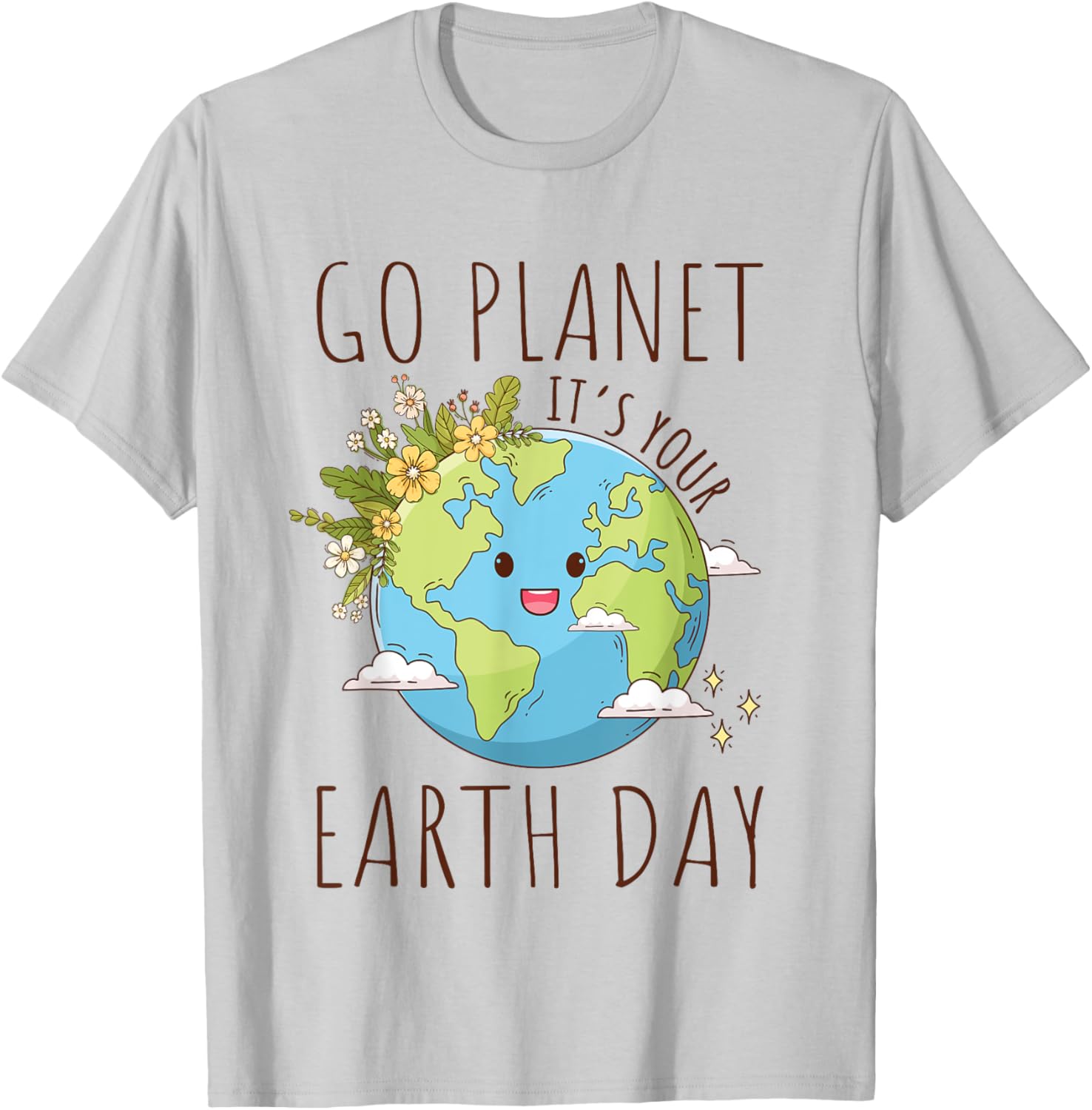 Go Planet Its Your Earth Day 2024 Teacher Women Toddler Kids T-Shirt