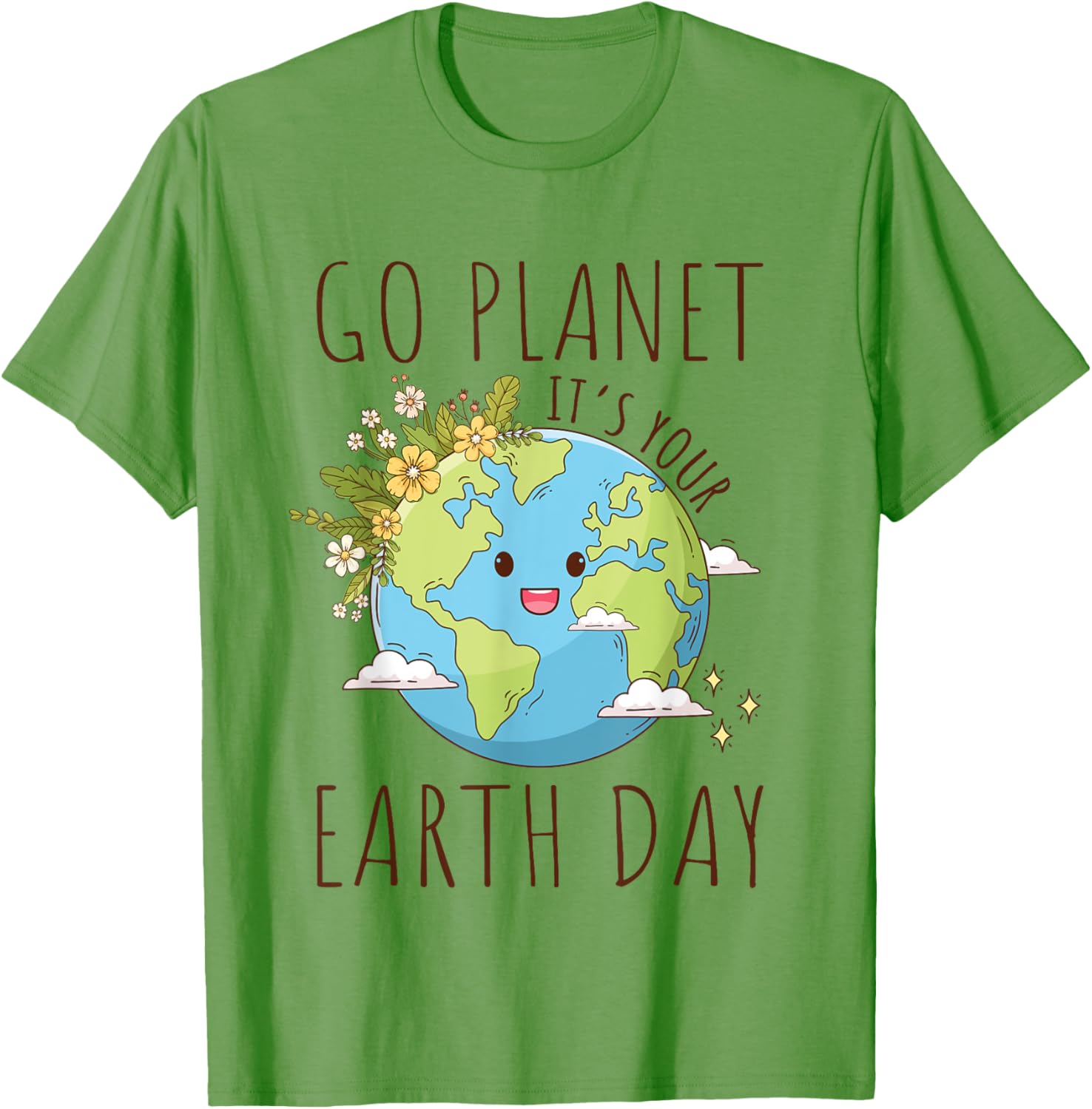 Go Planet Its Your Earth Day 2024 Teacher Women Toddler Kids T-Shirt
