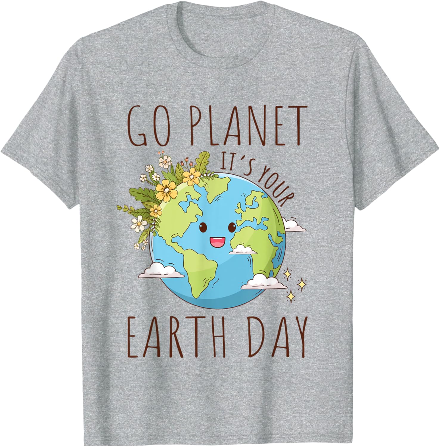 Go Planet Its Your Earth Day 2024 Teacher Women Toddler Kids T-Shirt
