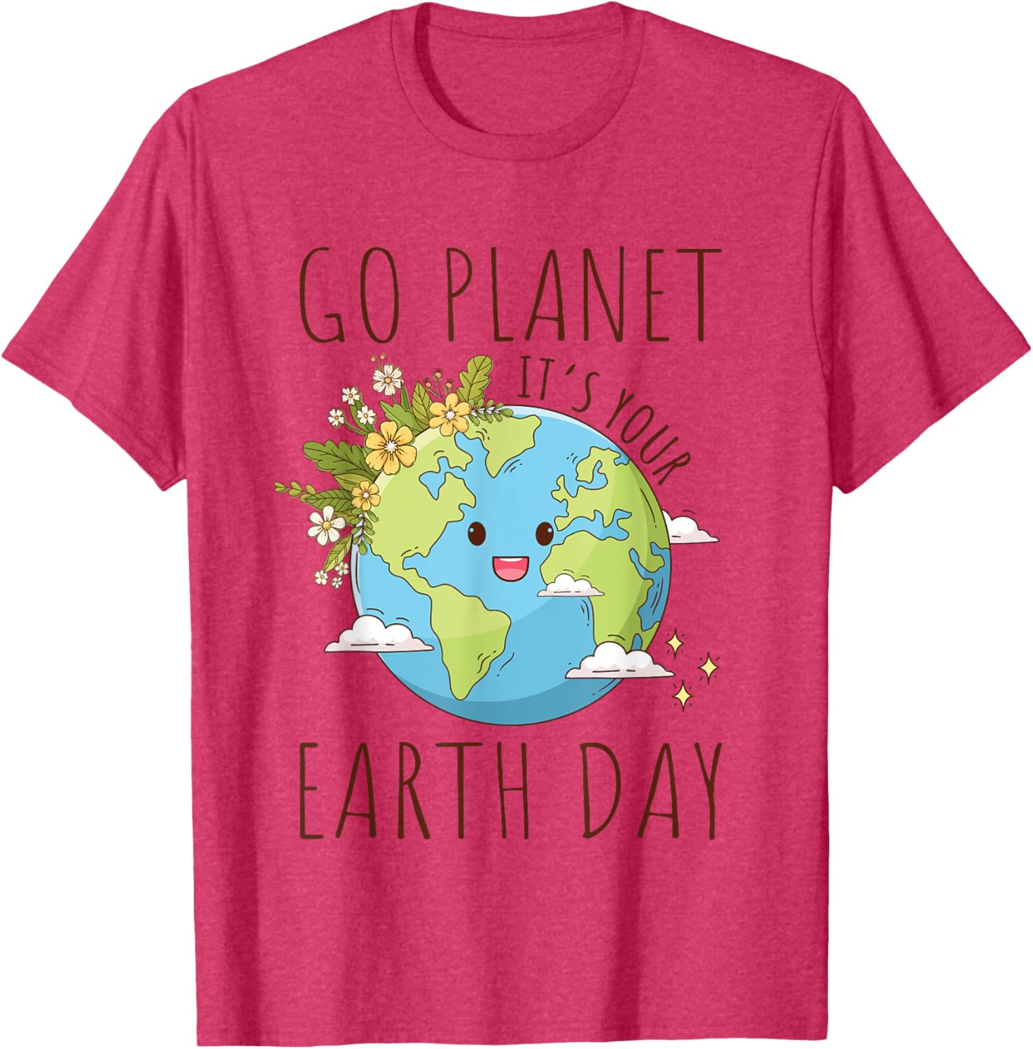 Go Planet Its Your Earth Day 2024 Teacher Women Toddler Kids T-Shirt