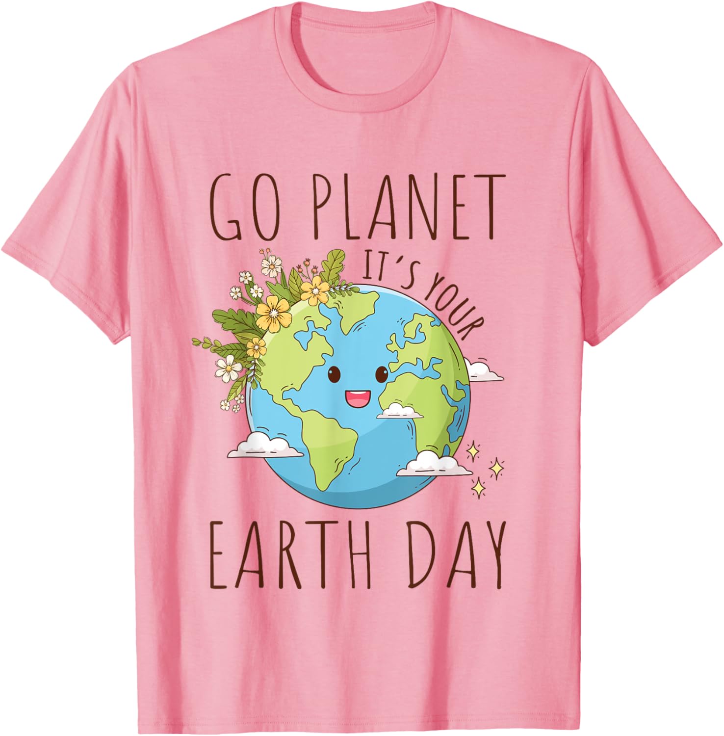 Go Planet Its Your Earth Day 2024 Teacher Women Toddler Kids T-Shirt