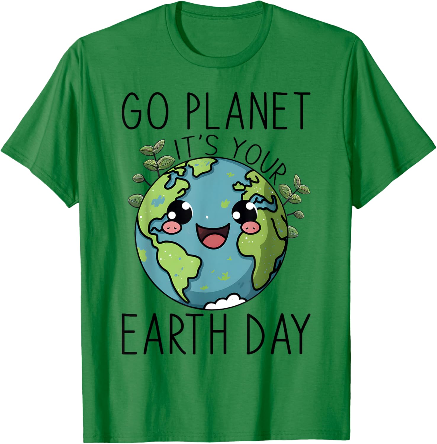 Go Planet Its Your Earth Day Teacher Kids Cute Earth Day T-Shirt