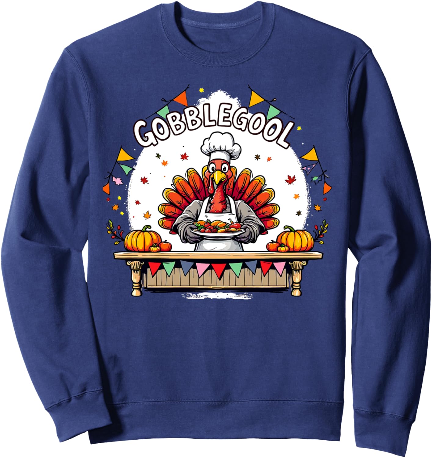 Gobblegool Turkey Thanksgiving gobble gool Turkey Trot Sweatshirt