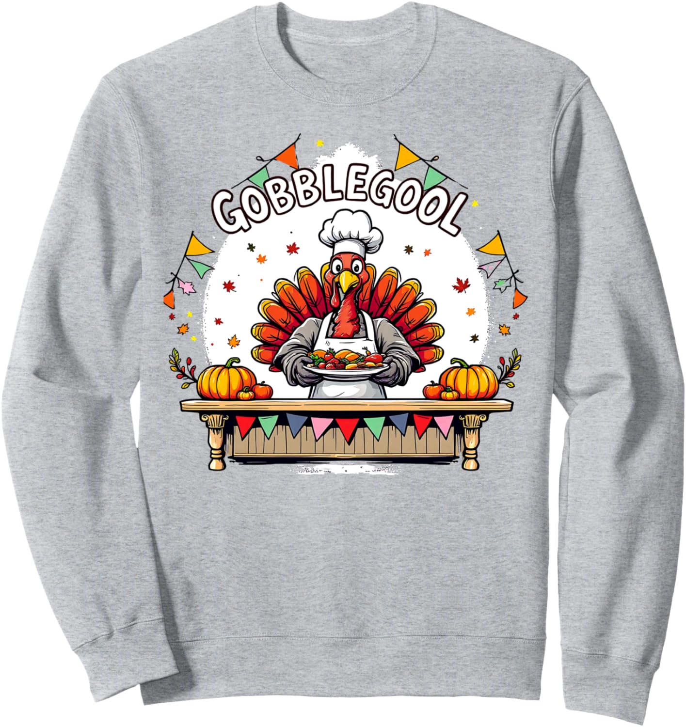 Gobblegool Turkey Thanksgiving gobble gool Turkey Trot Sweatshirt