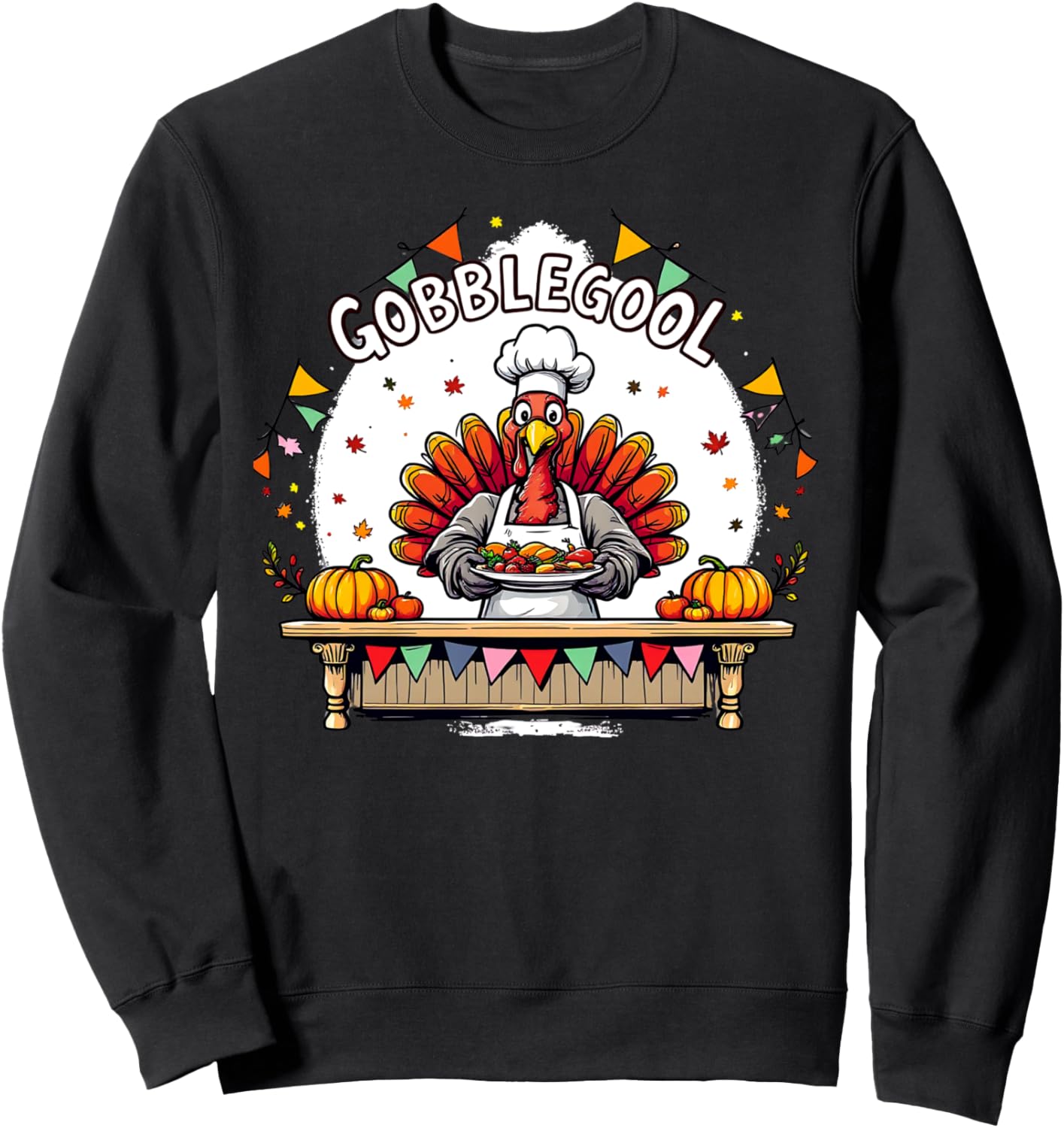 Gobblegool Turkey Thanksgiving gobble gool Turkey Trot Sweatshirt