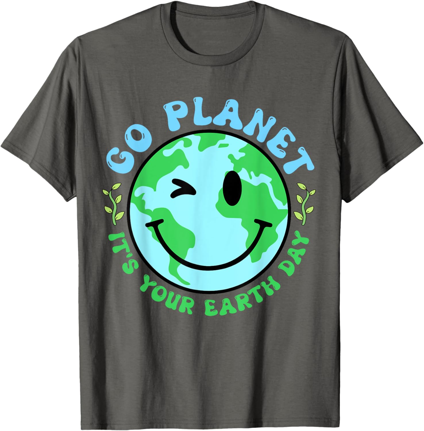 Groovy Go Planet Its Your Earth Day Environment Kids Toddler T-Shirt