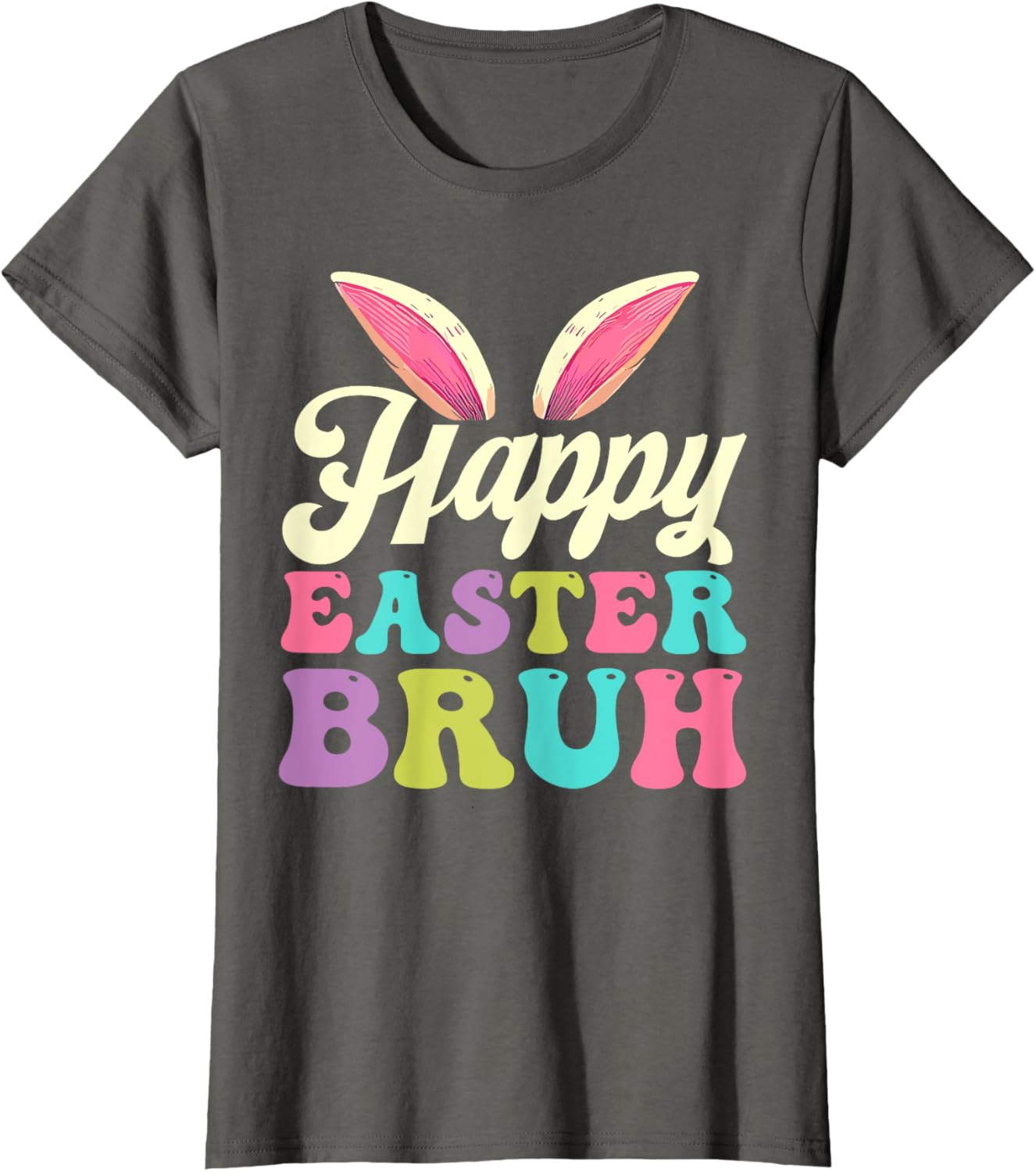 Groovy Happy Easter Bruh Bunny Rabbit Easter Day 2025 T-Shirt