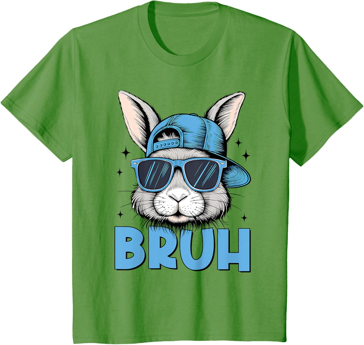 Happy Easter BRUH Bunny Sunglasses Boy Girl Men Women T-Shirt