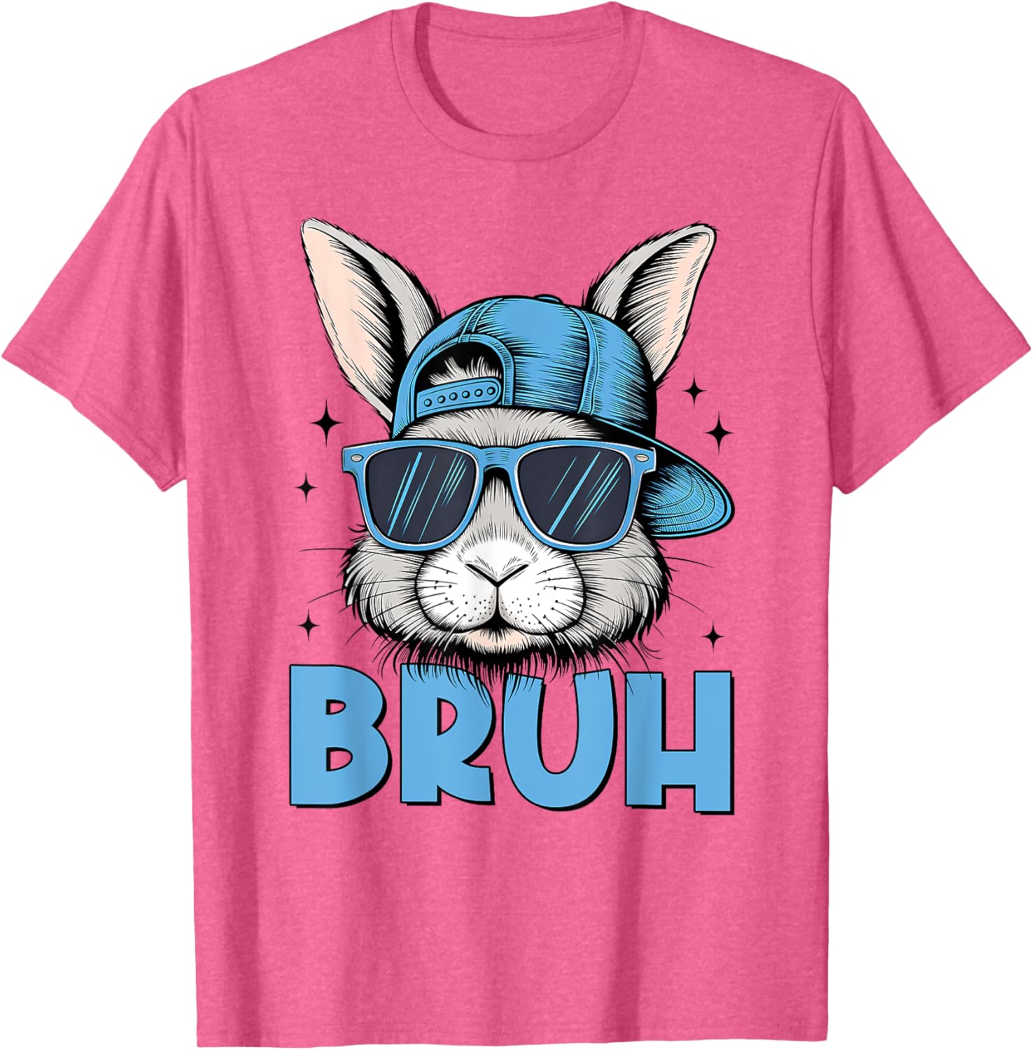 Happy Easter BRUH Bunny Sunglasses Boy Girl Men Women T-Shirt