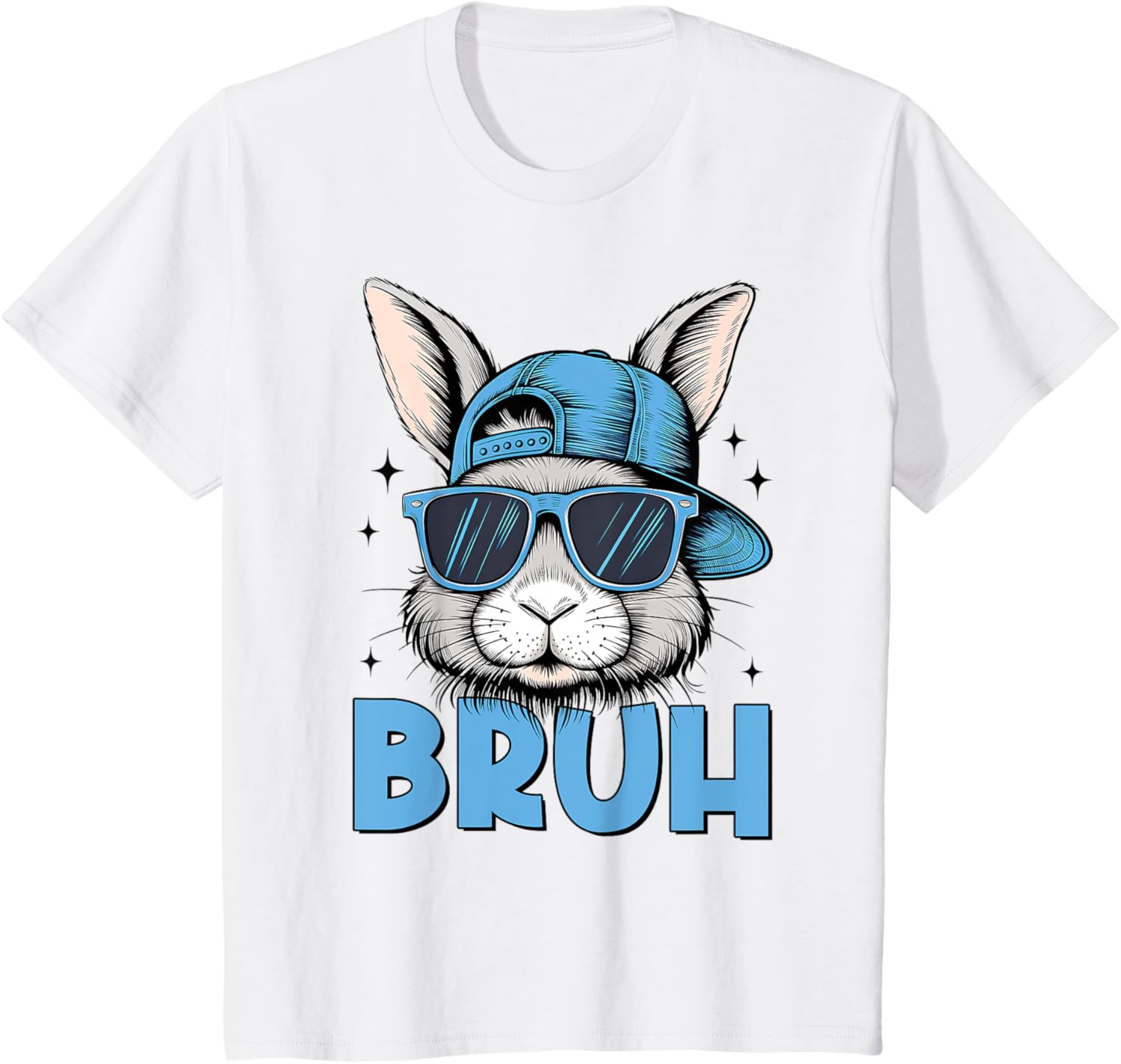 Happy Easter BRUH Bunny Sunglasses Boy Girl Men Women T-Shirt