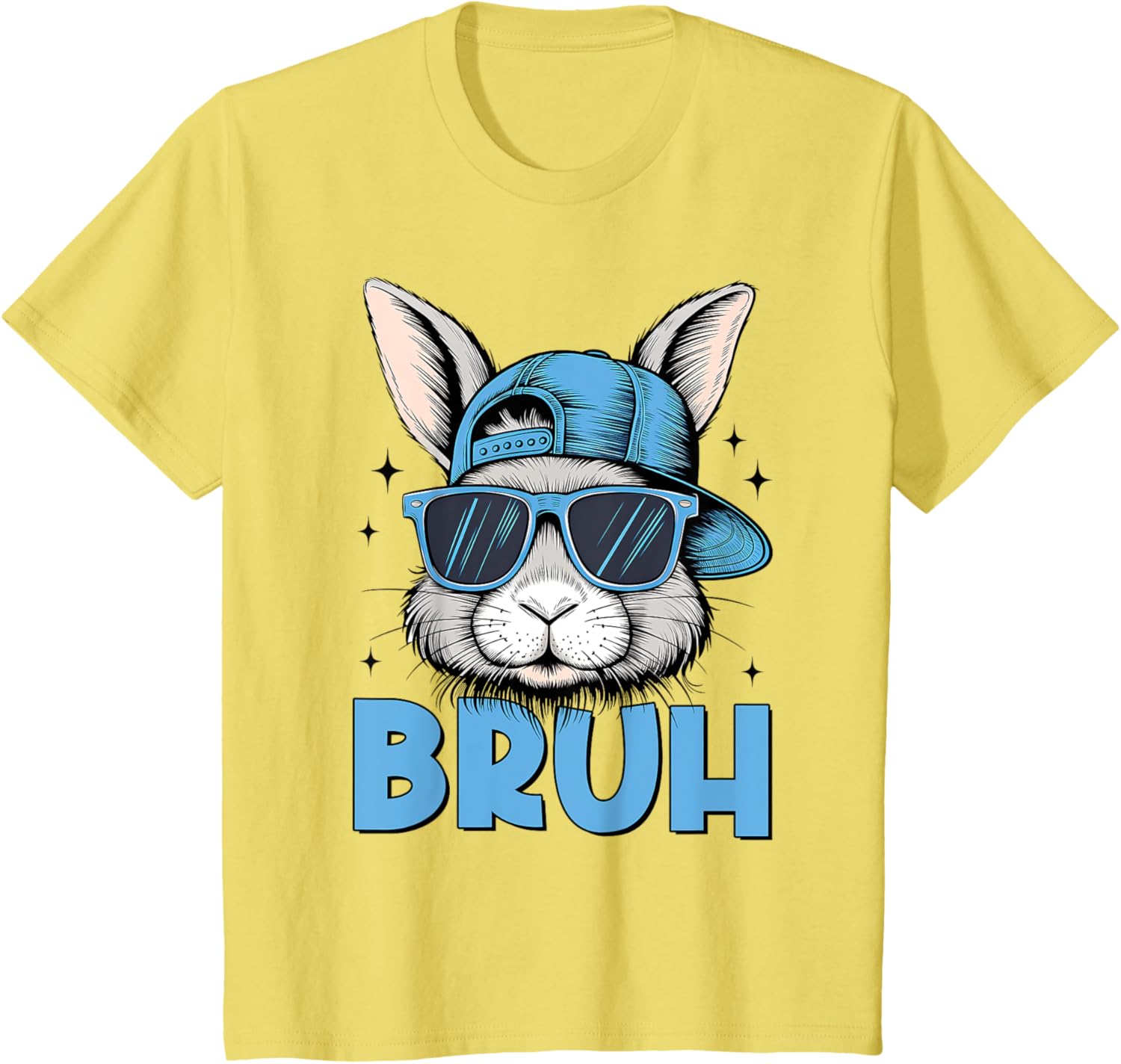 Happy Easter BRUH Bunny Sunglasses Boy Girl Men Women T-Shirt