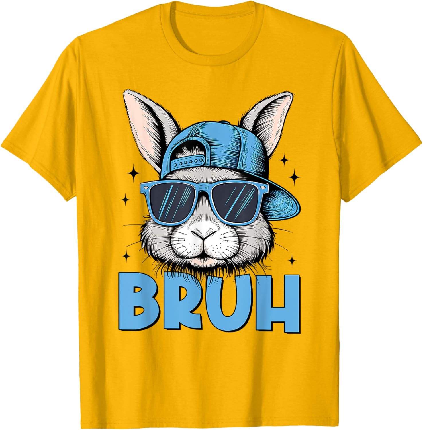 Happy Easter BRUH Bunny Sunglasses Boy Girl Men Women T-Shirt