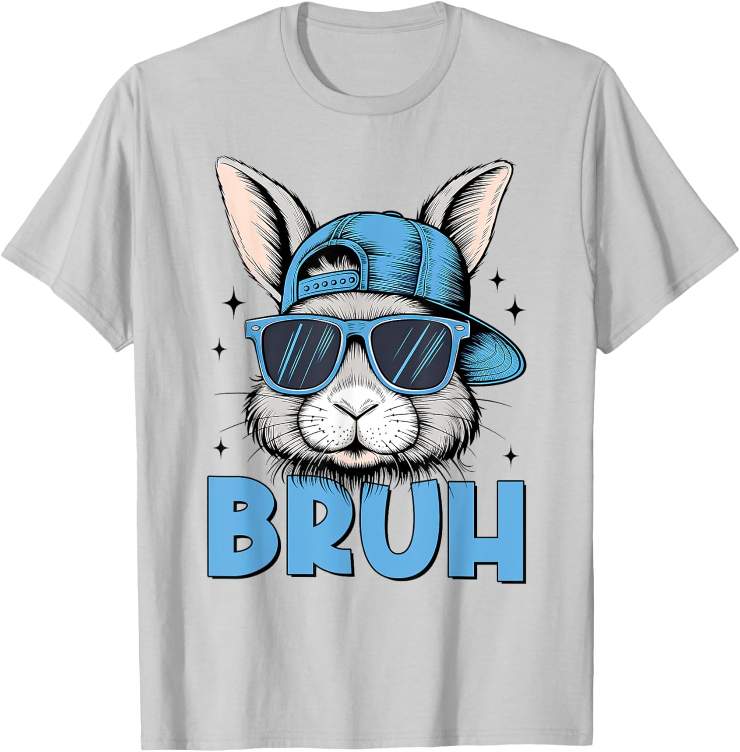 Happy Easter BRUH Bunny Sunglasses Boy Girl Men Women T-Shirt