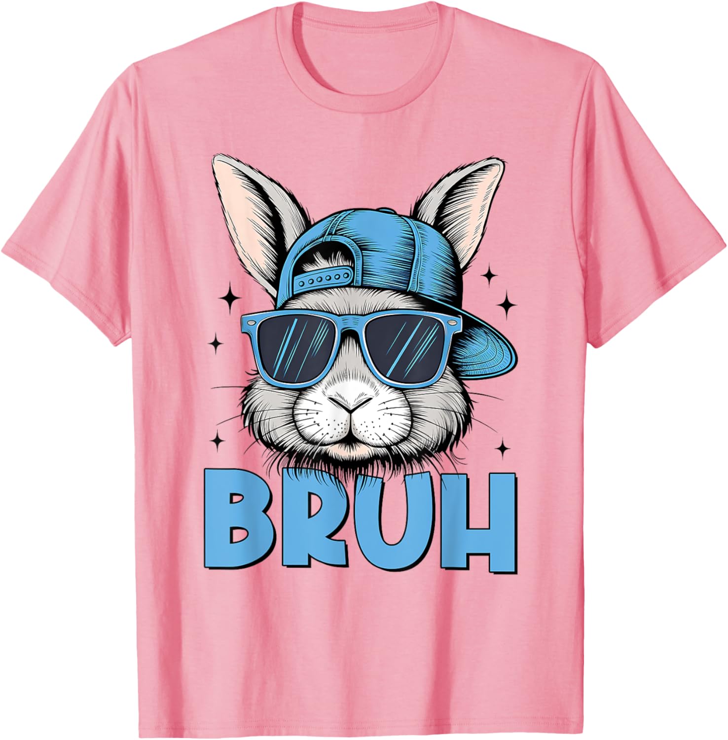 Happy Easter BRUH Bunny Sunglasses Boy Girl Men Women T-Shirt