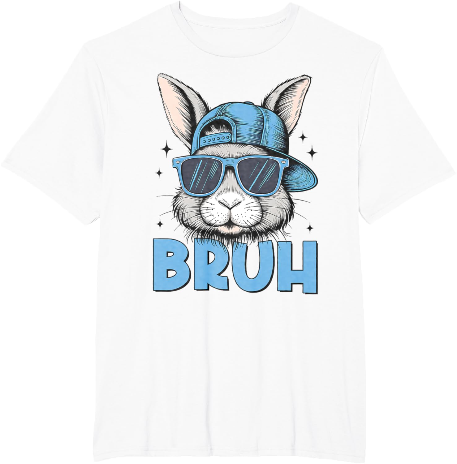 Happy Easter BRUH Bunny Sunglasses Boy Girl Men Women T-Shirt