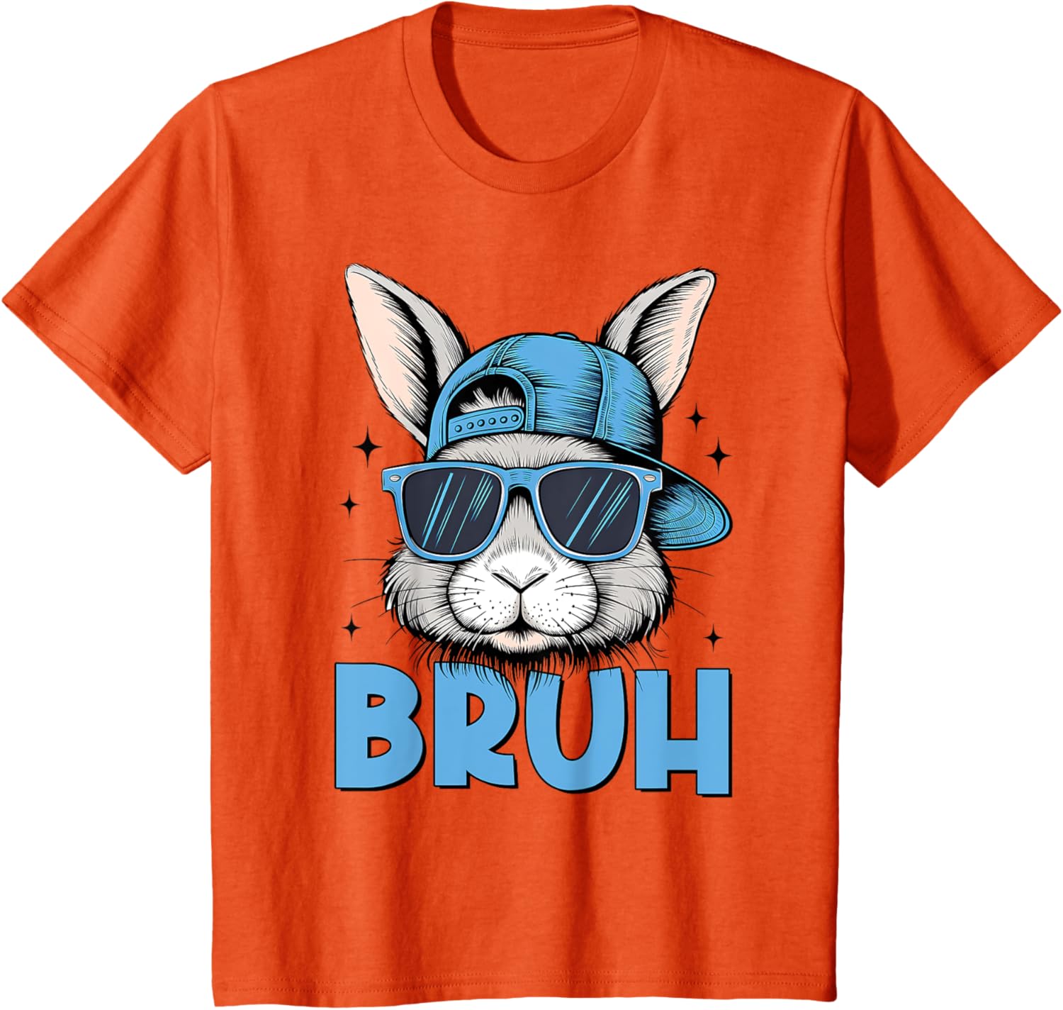 Happy Easter BRUH Bunny Sunglasses Boy Girl Men Women T-Shirt