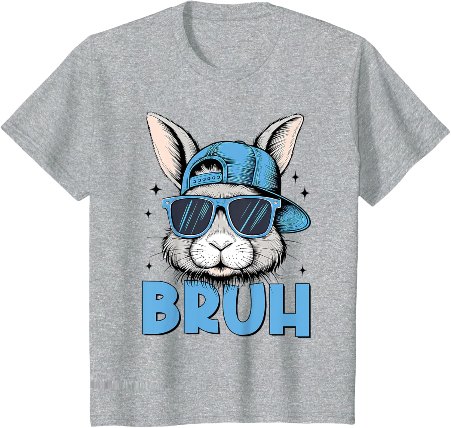 Happy Easter BRUH Bunny Sunglasses Boy Girl Men Women T-Shirt