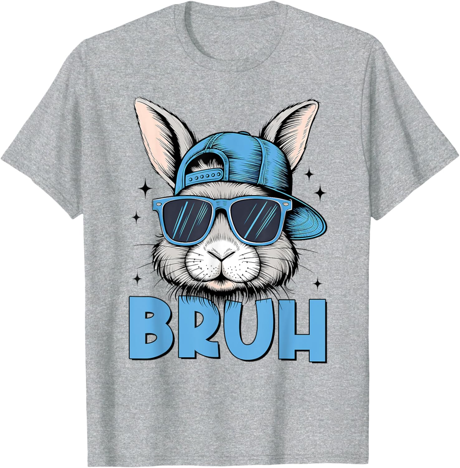 Happy Easter BRUH Bunny Sunglasses Boy Girl Men Women T-Shirt