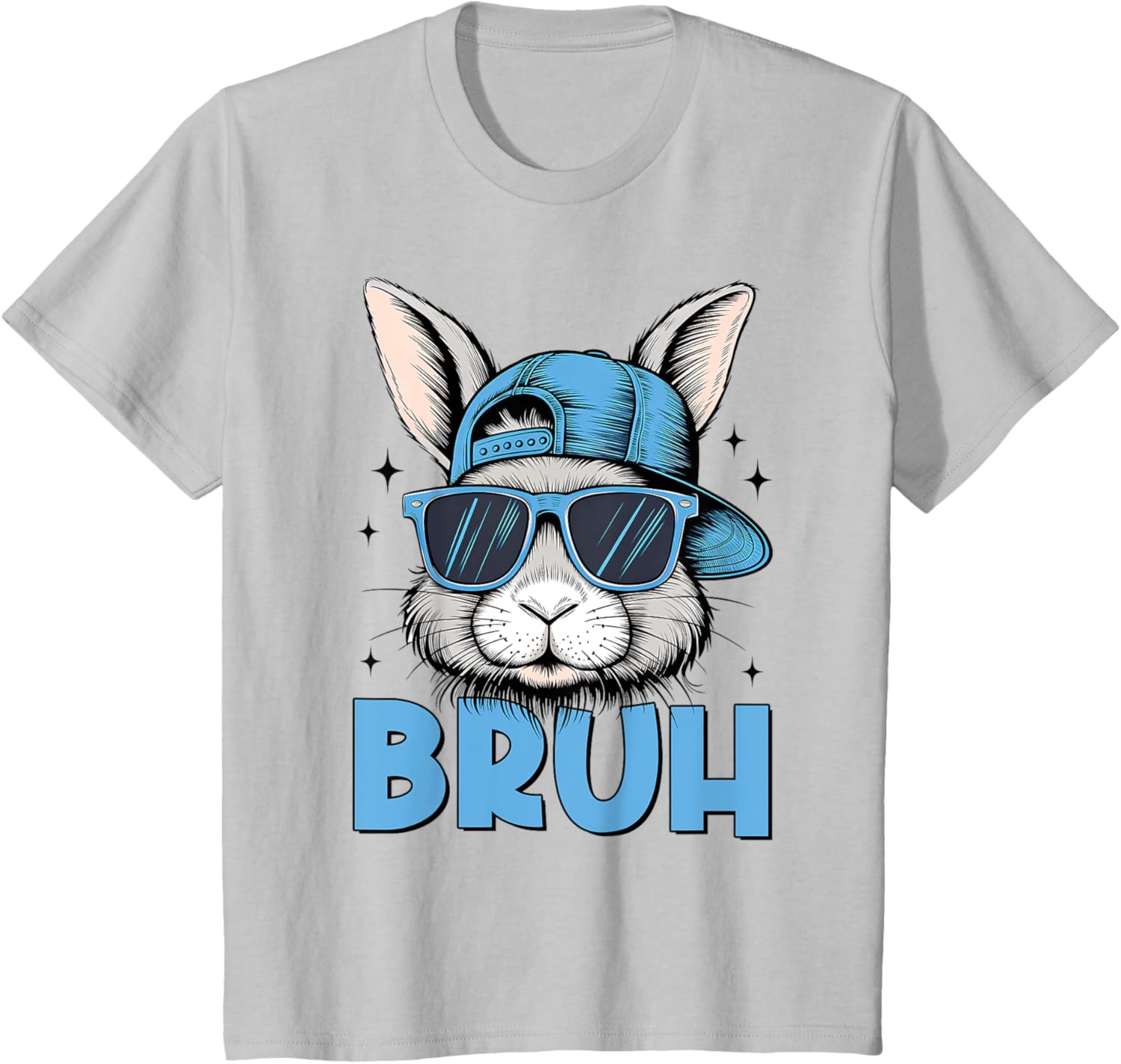 Happy Easter BRUH Bunny Sunglasses Boy Girl Men Women T-Shirt