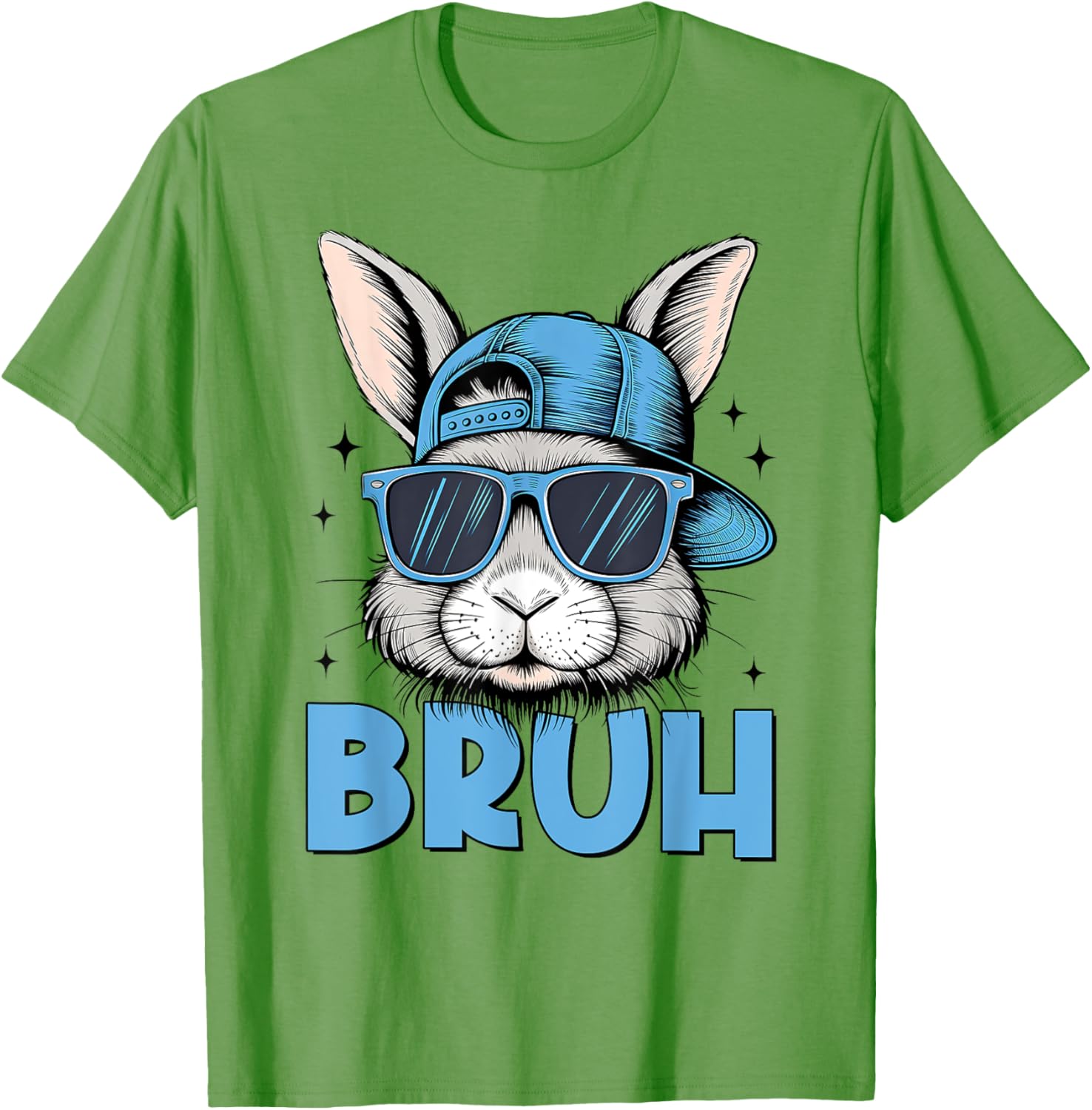 Happy Easter BRUH Bunny Sunglasses Boy Girl Men Women T-Shirt