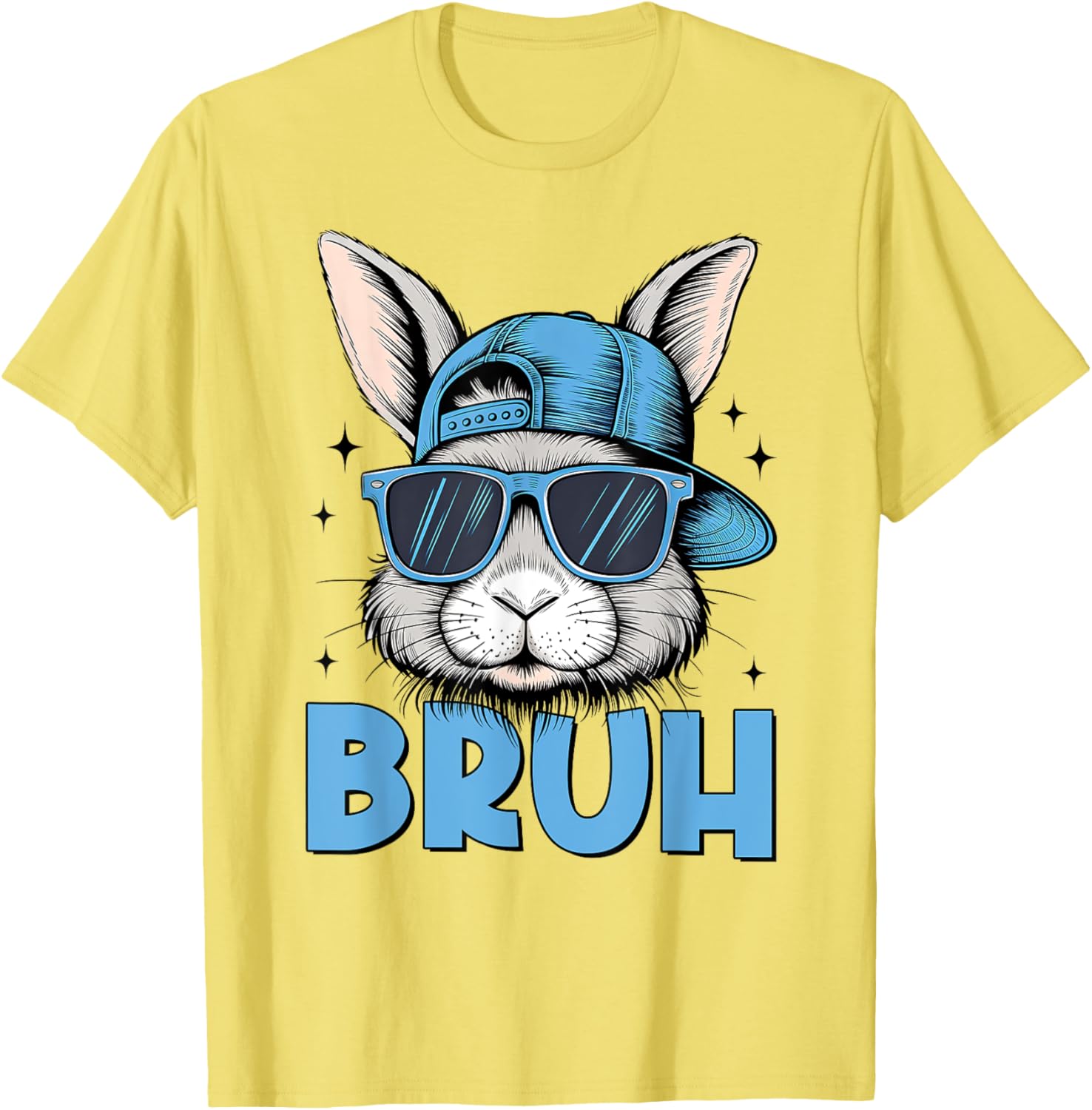 Happy Easter BRUH Bunny Sunglasses Boy Girl Men Women T-Shirt