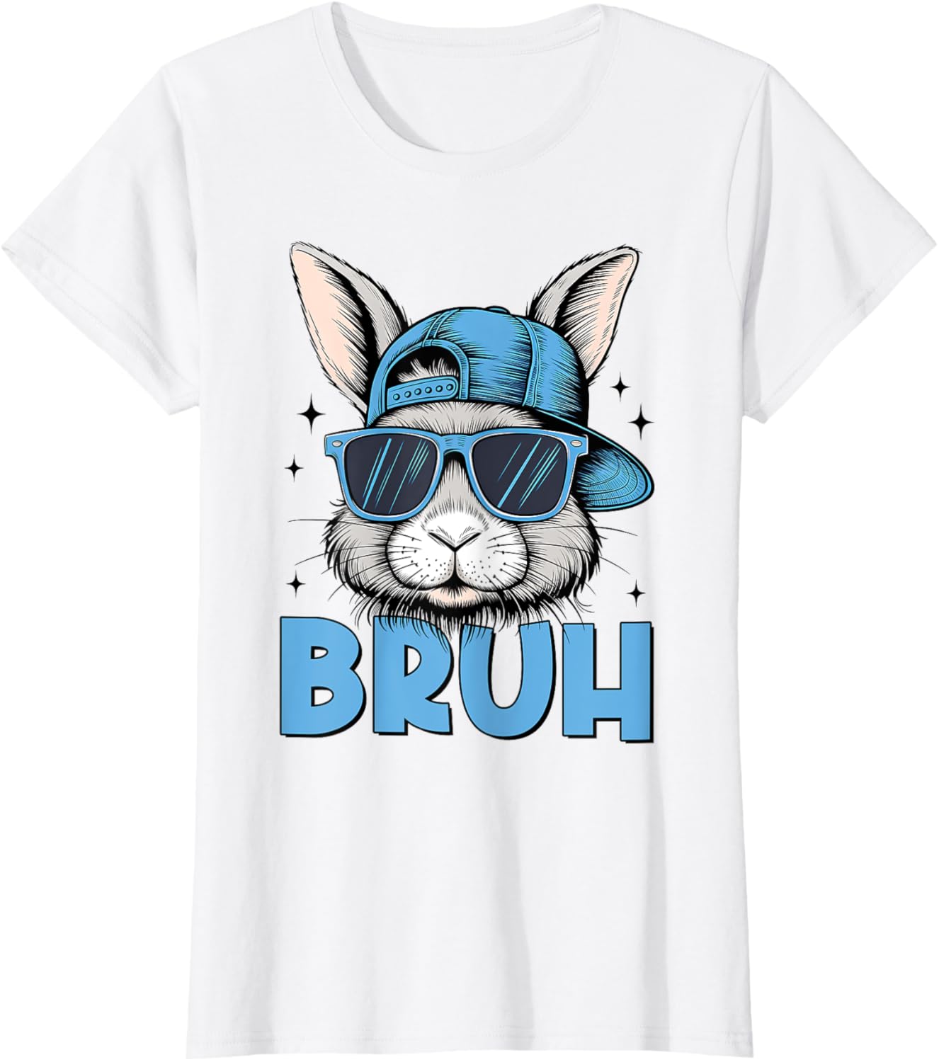 Happy Easter BRUH Bunny Sunglasses Boy Girl Men Women T-Shirt