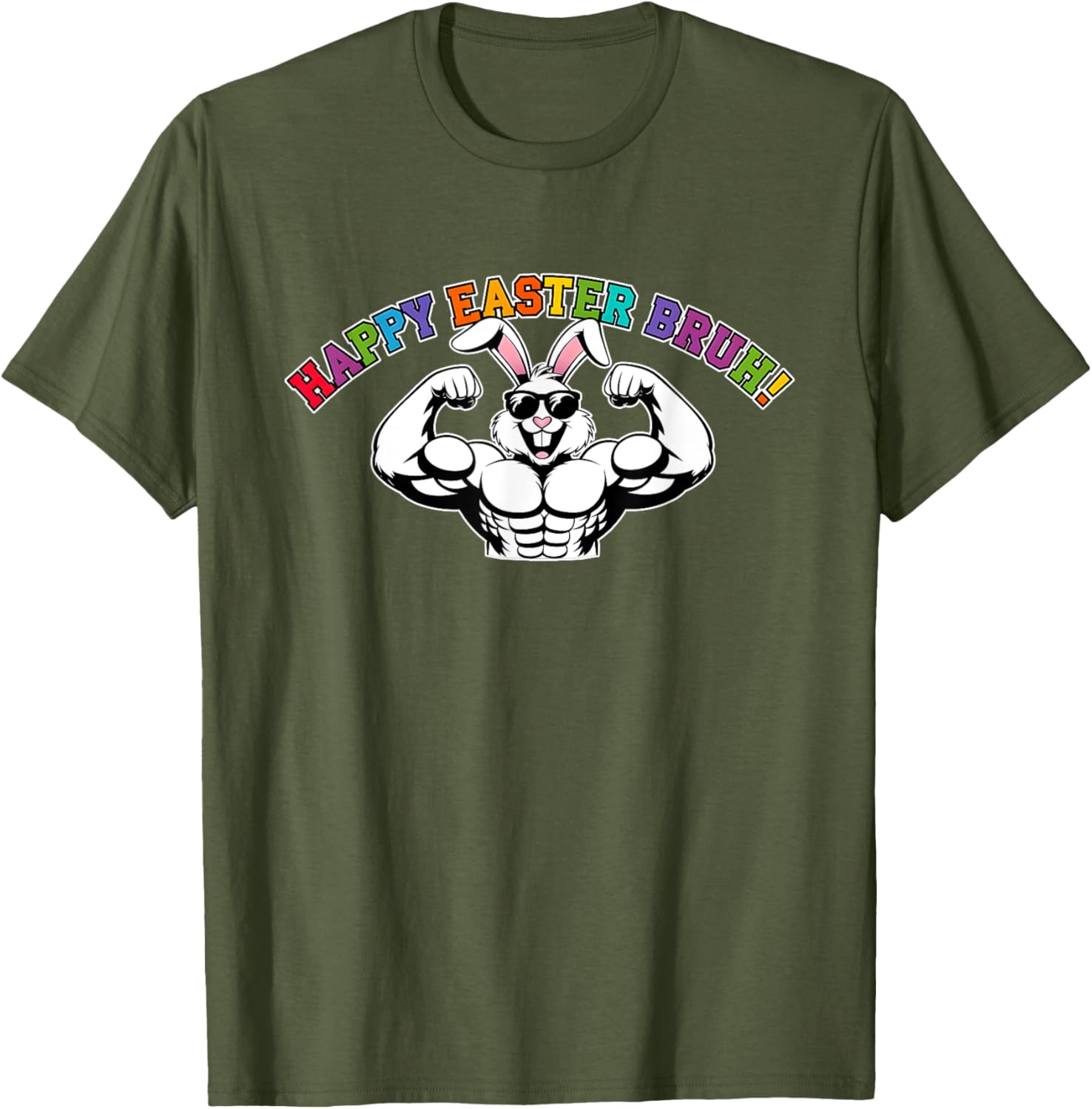 Happy Easter Bruh Fun and Unique Easter T-Shirt Design tw T-Shirt