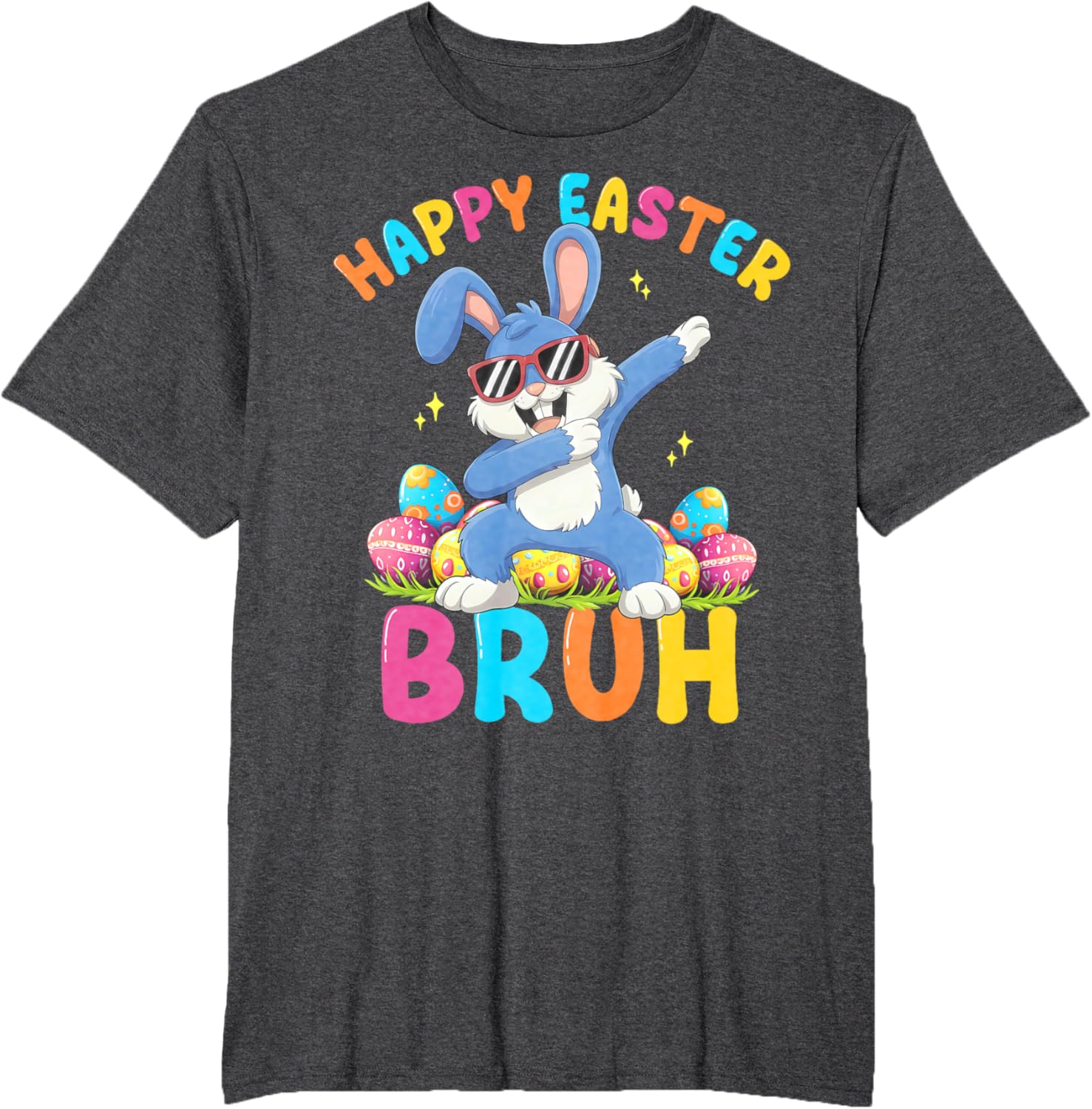 Happy Easter Bruh Funny Dabbing Bunny Rabbit Easter T-Shirt