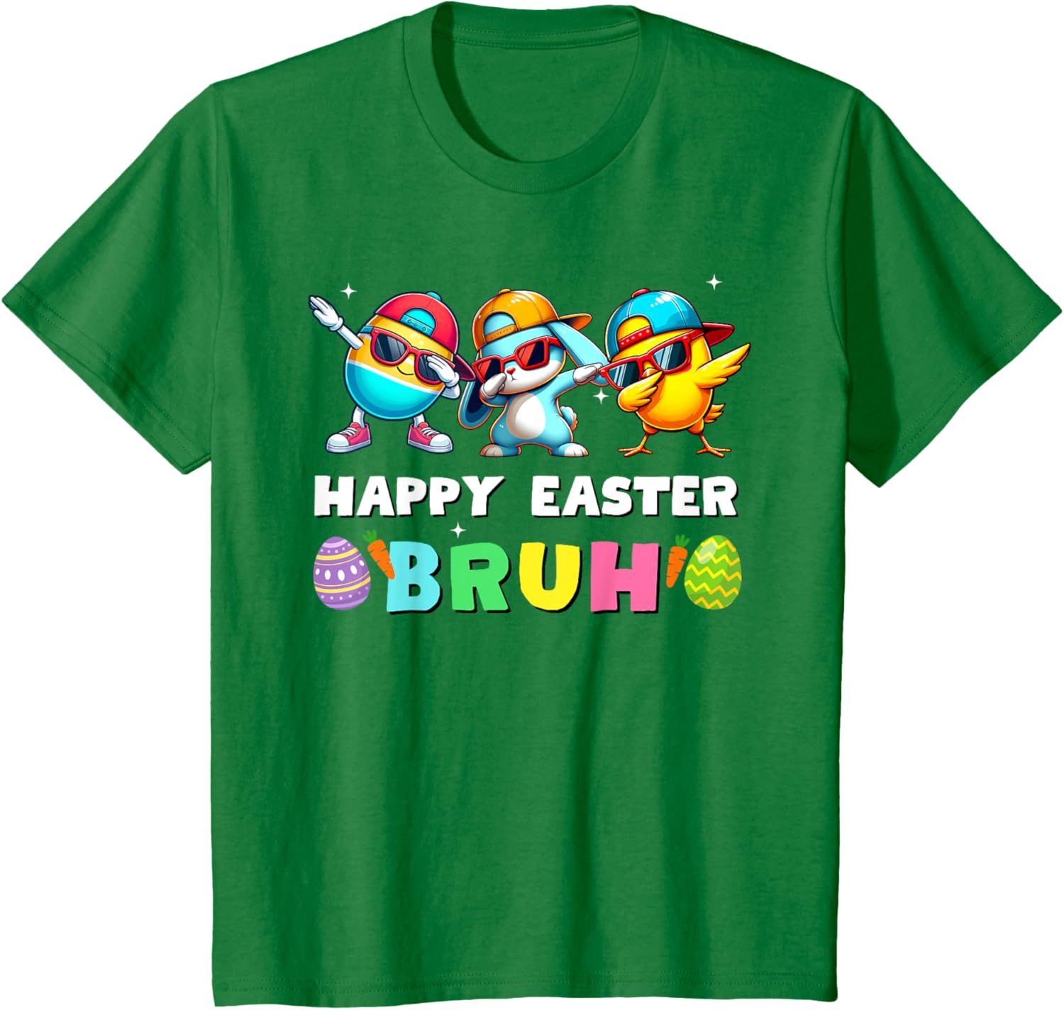 Happy easter bruh kids boys girls funny bruh meme easter day T-Shirt