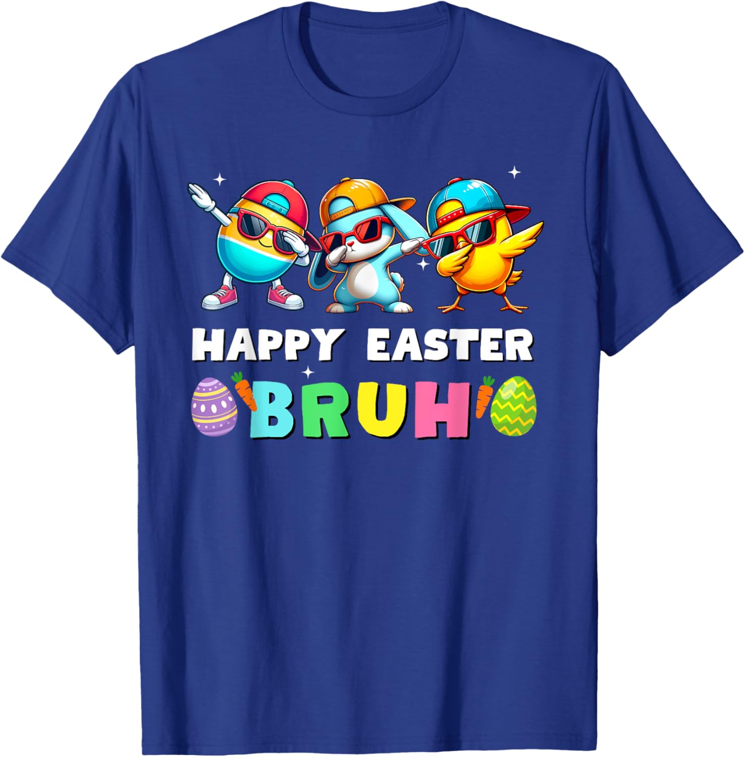 Happy easter bruh kids boys girls funny bruh meme easter day T-Shirt