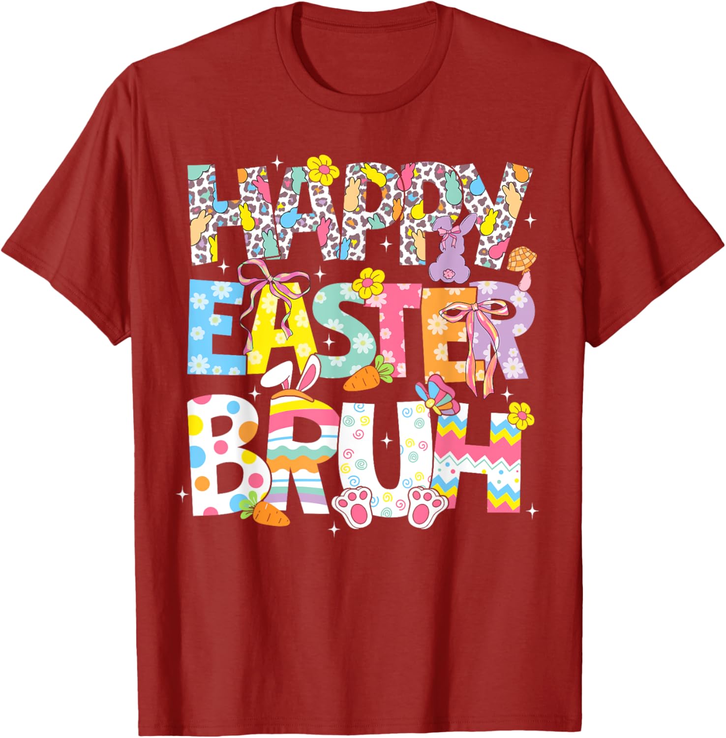 Happy Easter Bruh Meme Funny Saying Bro Kids Men Women T-Shirt