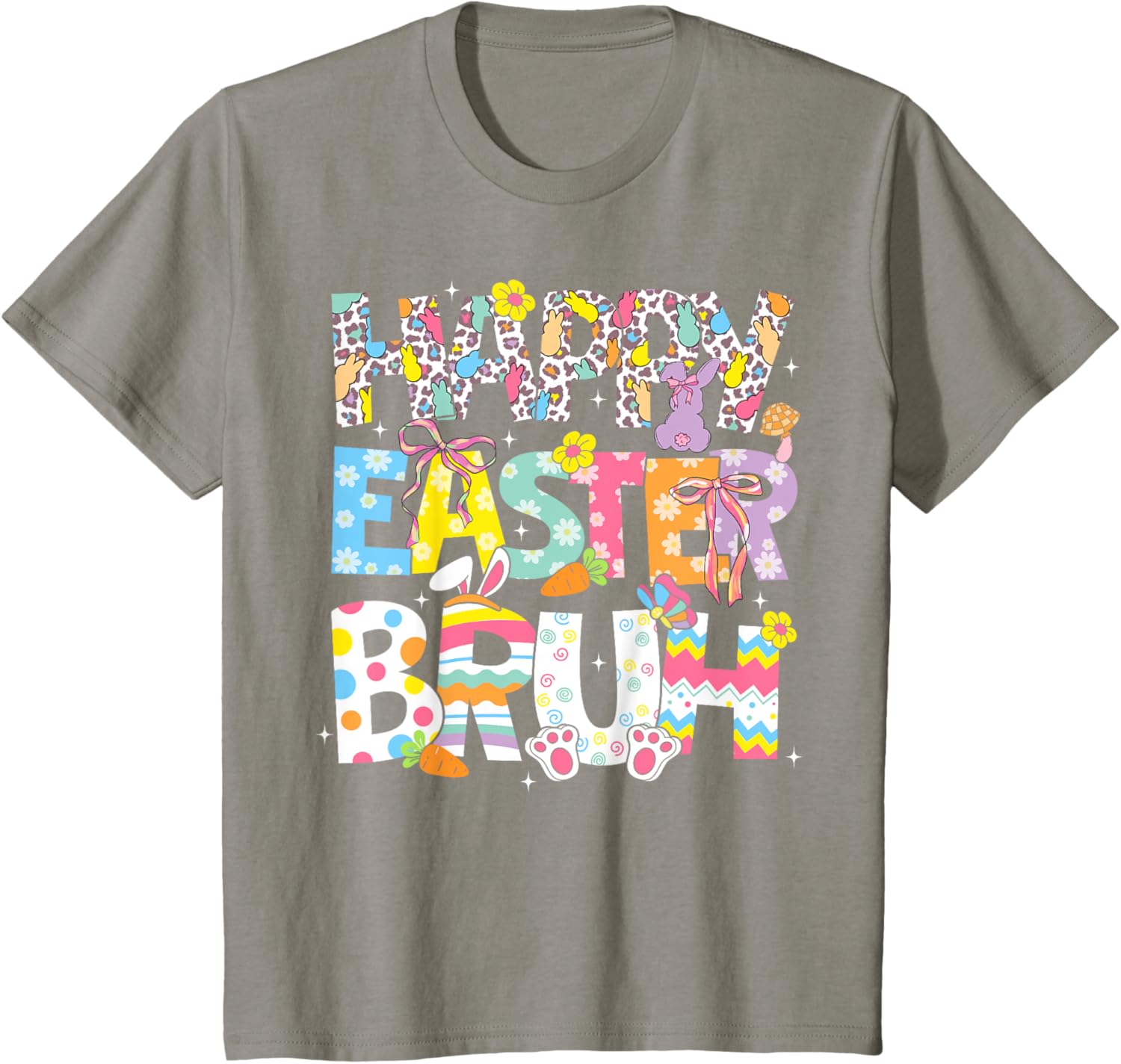 Happy Easter Bruh Meme Funny Saying Bro Kids Men Women T-Shirt