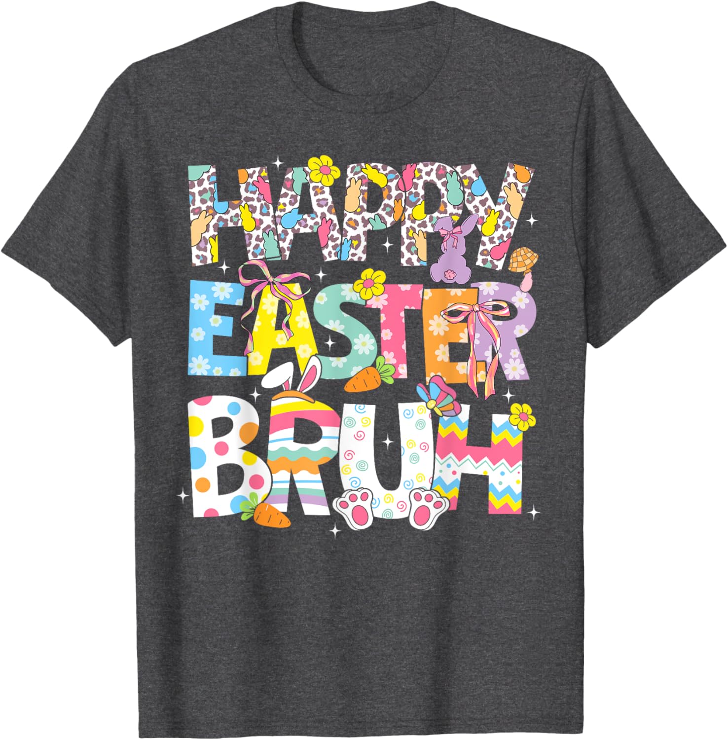 Happy Easter Bruh Meme Funny Saying Bro Kids Men Women T-Shirt