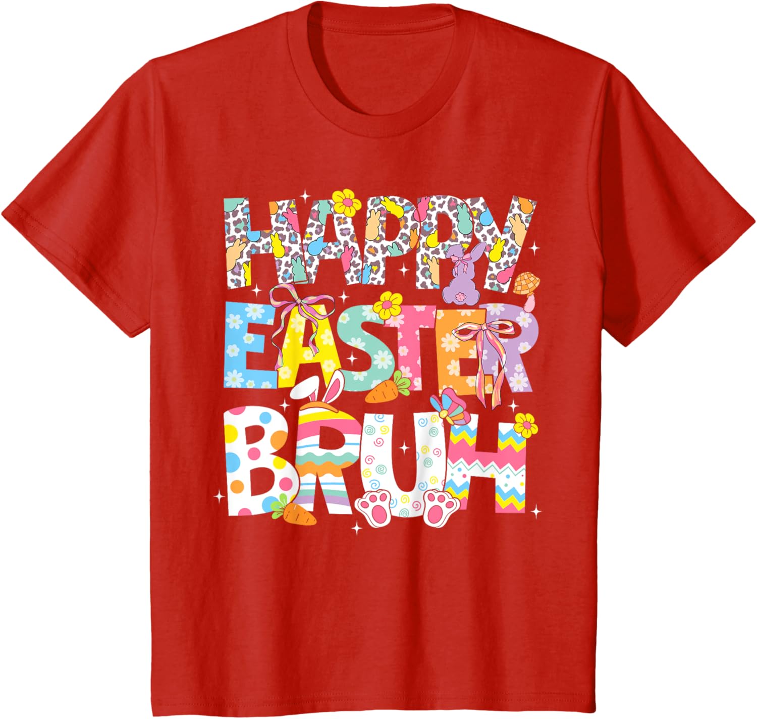 Happy Easter Bruh Meme Funny Saying Bro Kids Men Women T-Shirt