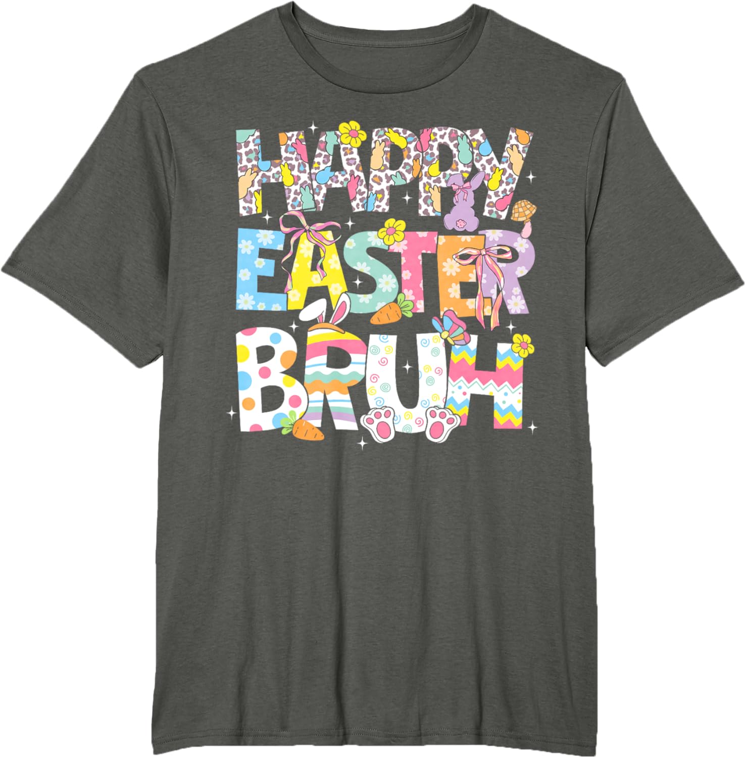 Happy Easter Bruh Meme Funny Saying Bro Kids Men Women T-Shirt