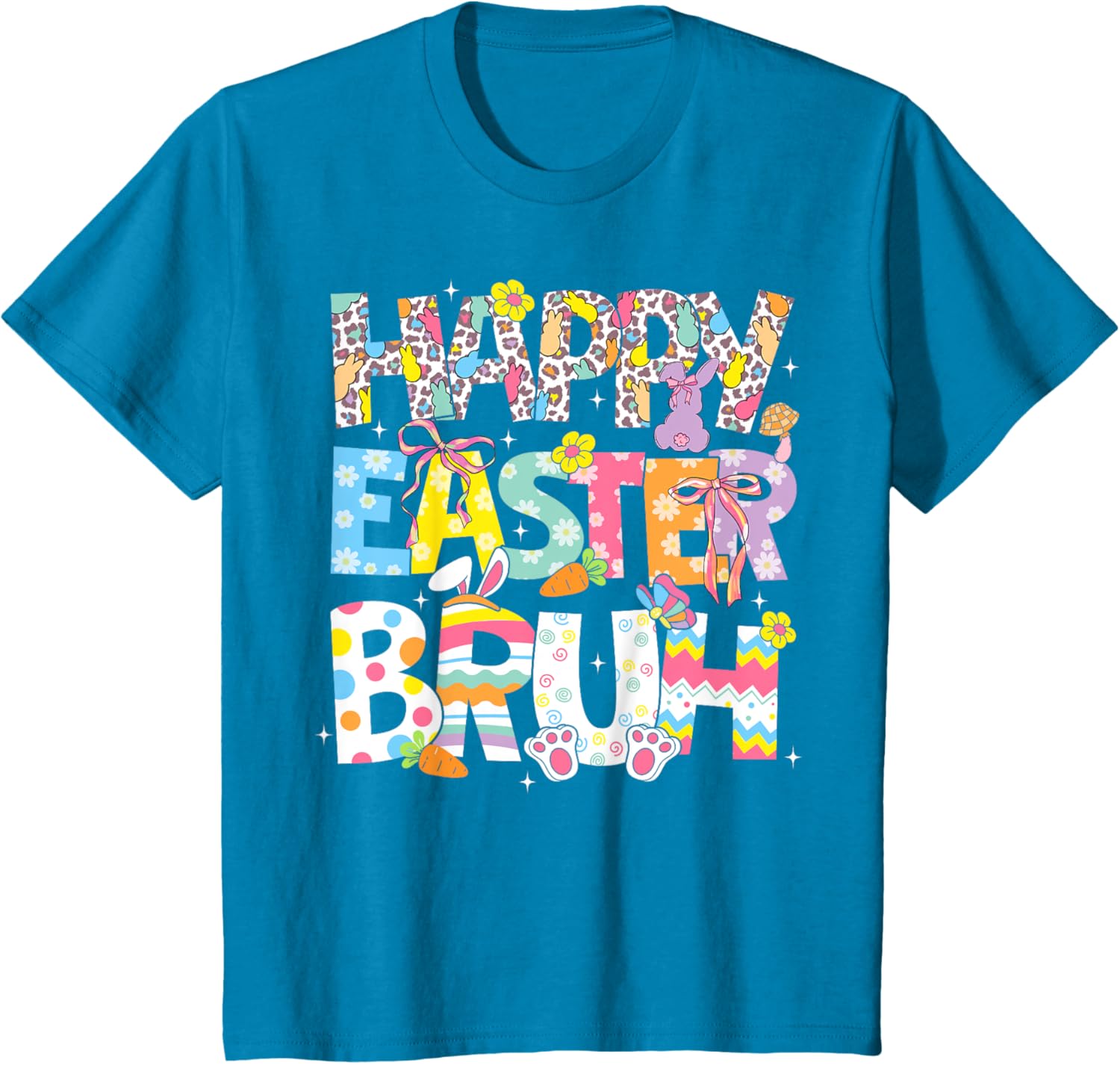 Happy Easter Bruh Meme Funny Saying Bro Kids Men Women T-Shirt