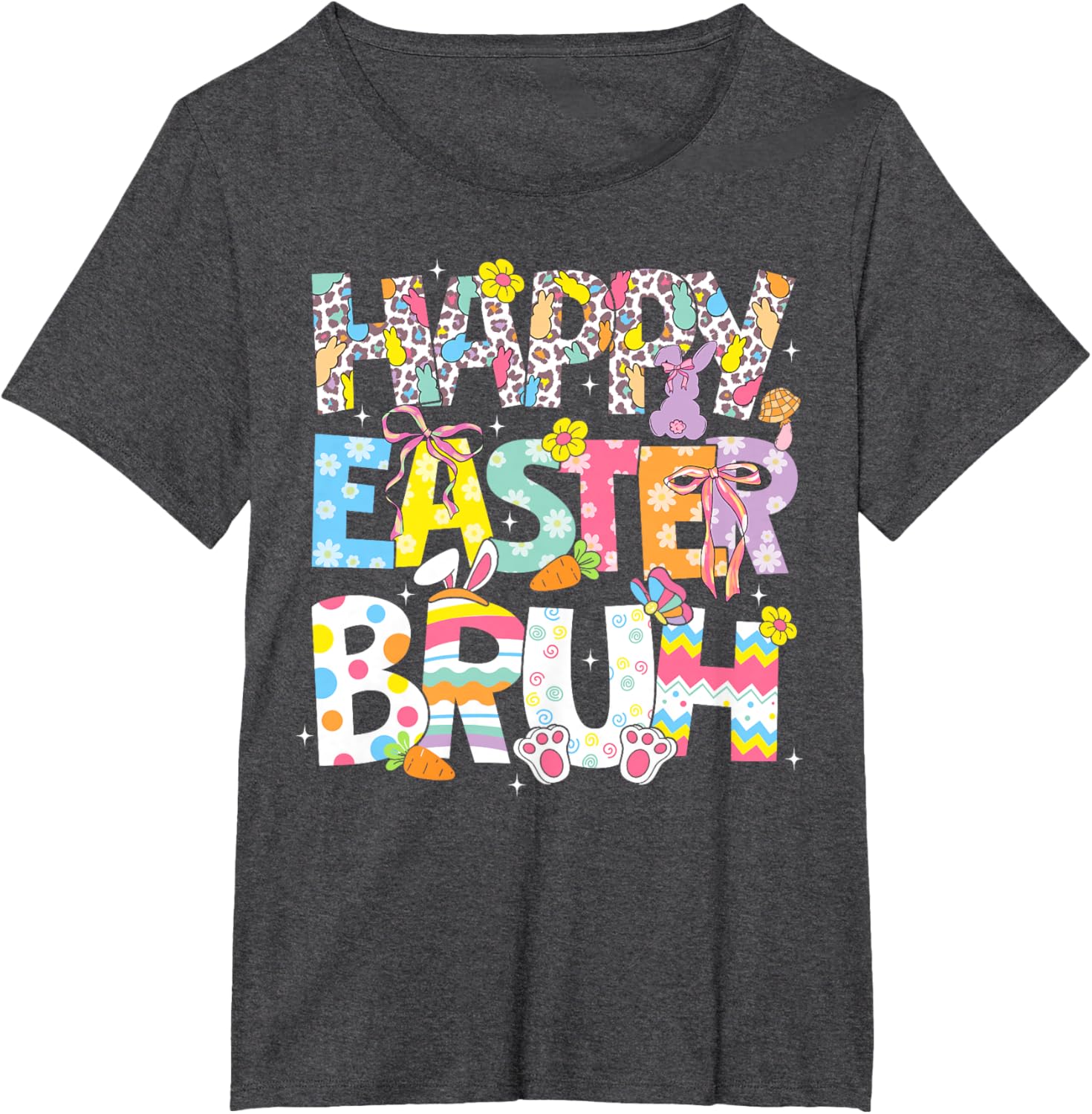 Happy Easter Bruh Meme Funny Saying Bro Kids Men Women T-Shirt