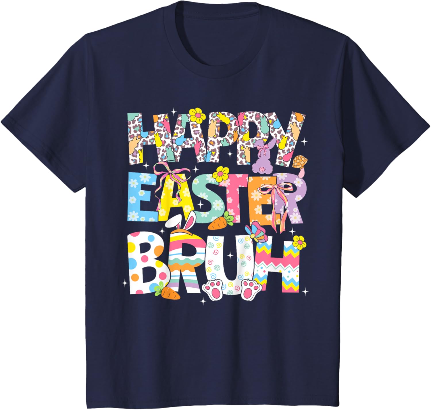 Happy Easter Bruh Meme Funny Saying Bro Kids Men Women T-Shirt