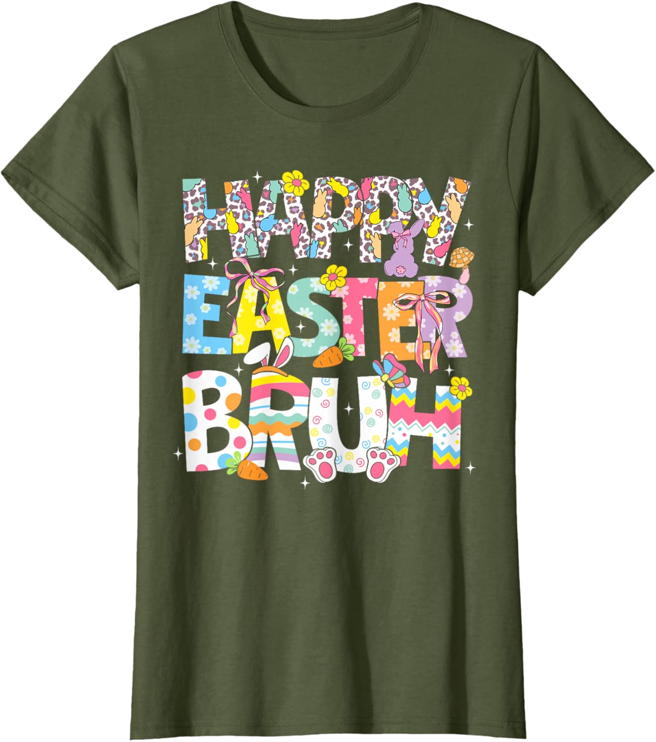 Happy Easter Bruh Meme Funny Saying Bro Kids Men Women T-Shirt