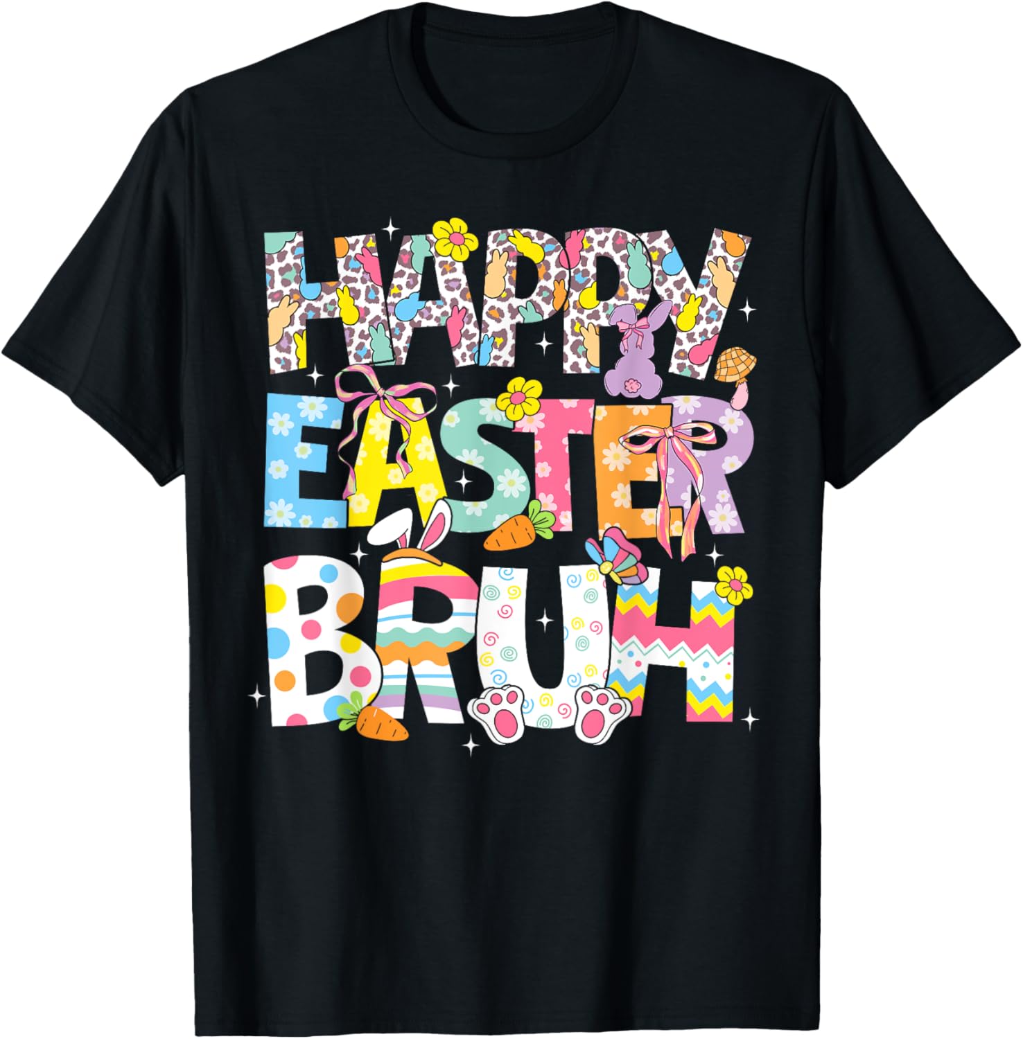 Happy Easter Bruh Meme Funny Saying Bro Kids Men Women T-Shirt