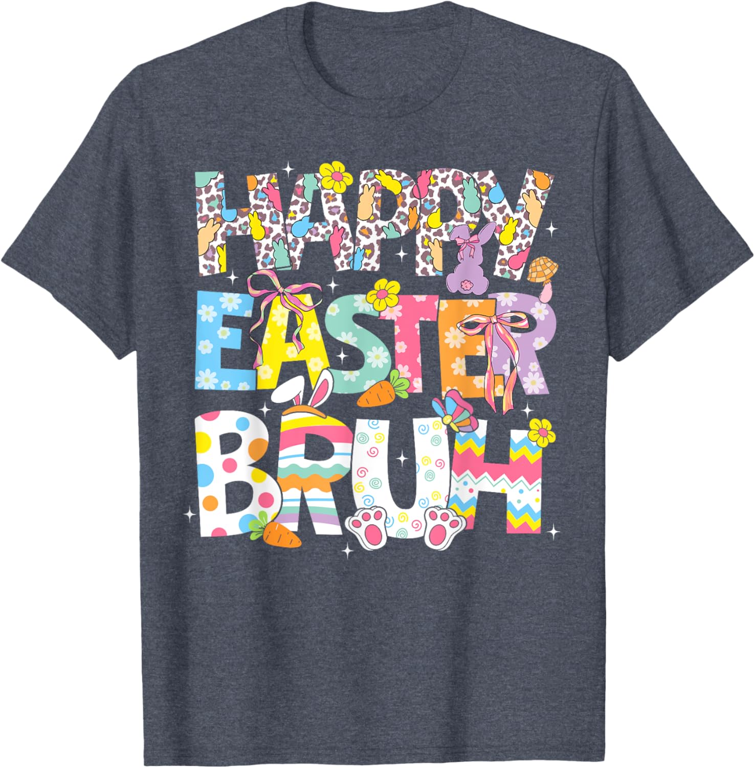 Happy Easter Bruh Meme Funny Saying Bro Kids Men Women T-Shirt