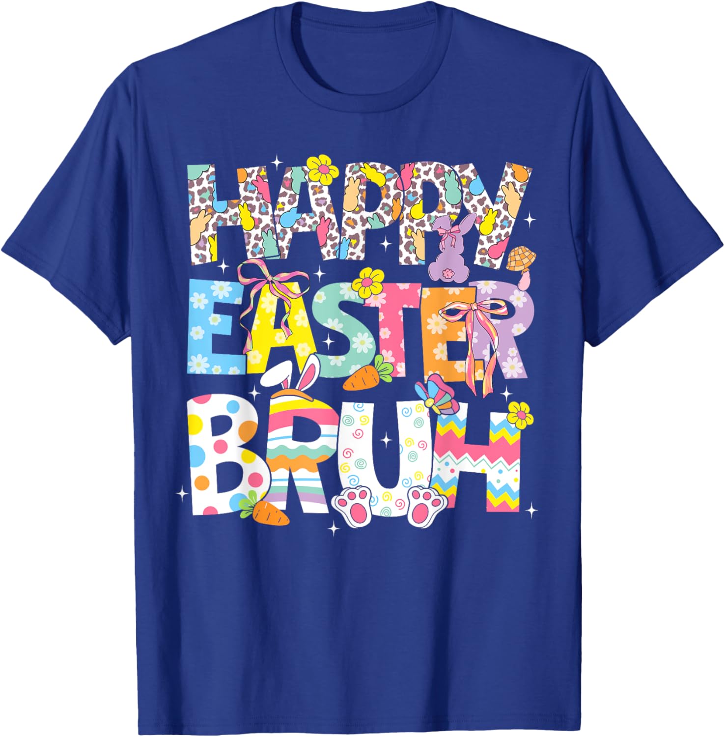 Happy Easter Bruh Meme Funny Saying Bro Kids Men Women T-Shirt