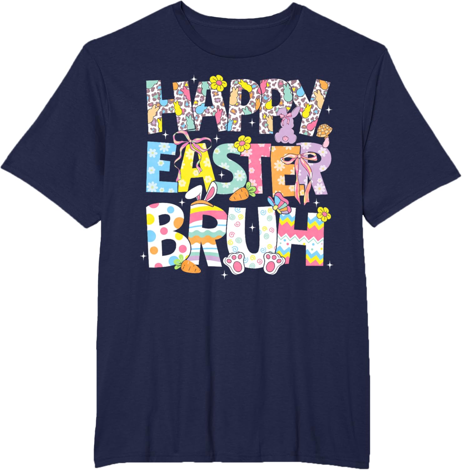 Happy Easter Bruh Meme Funny Saying Bro Kids Men Women T-Shirt