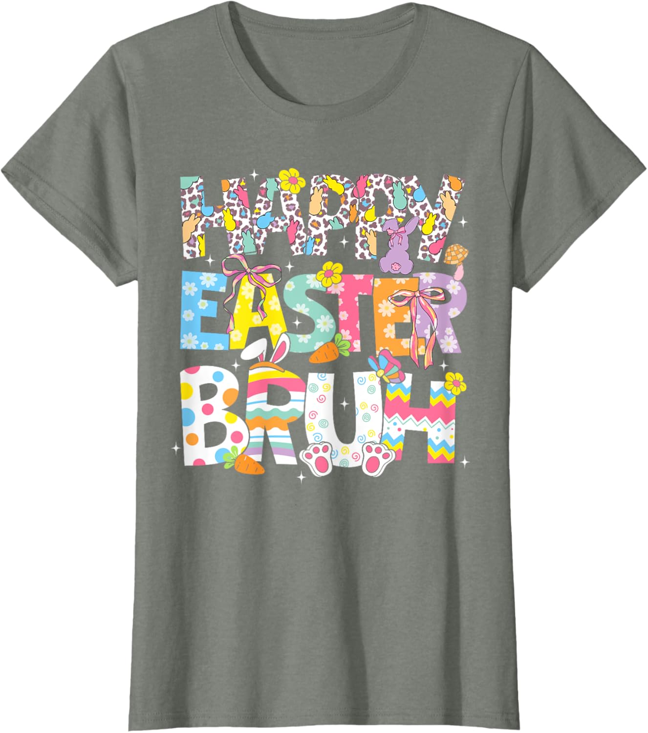 Happy Easter Bruh Meme Funny Saying Bro Kids Men Women T-Shirt