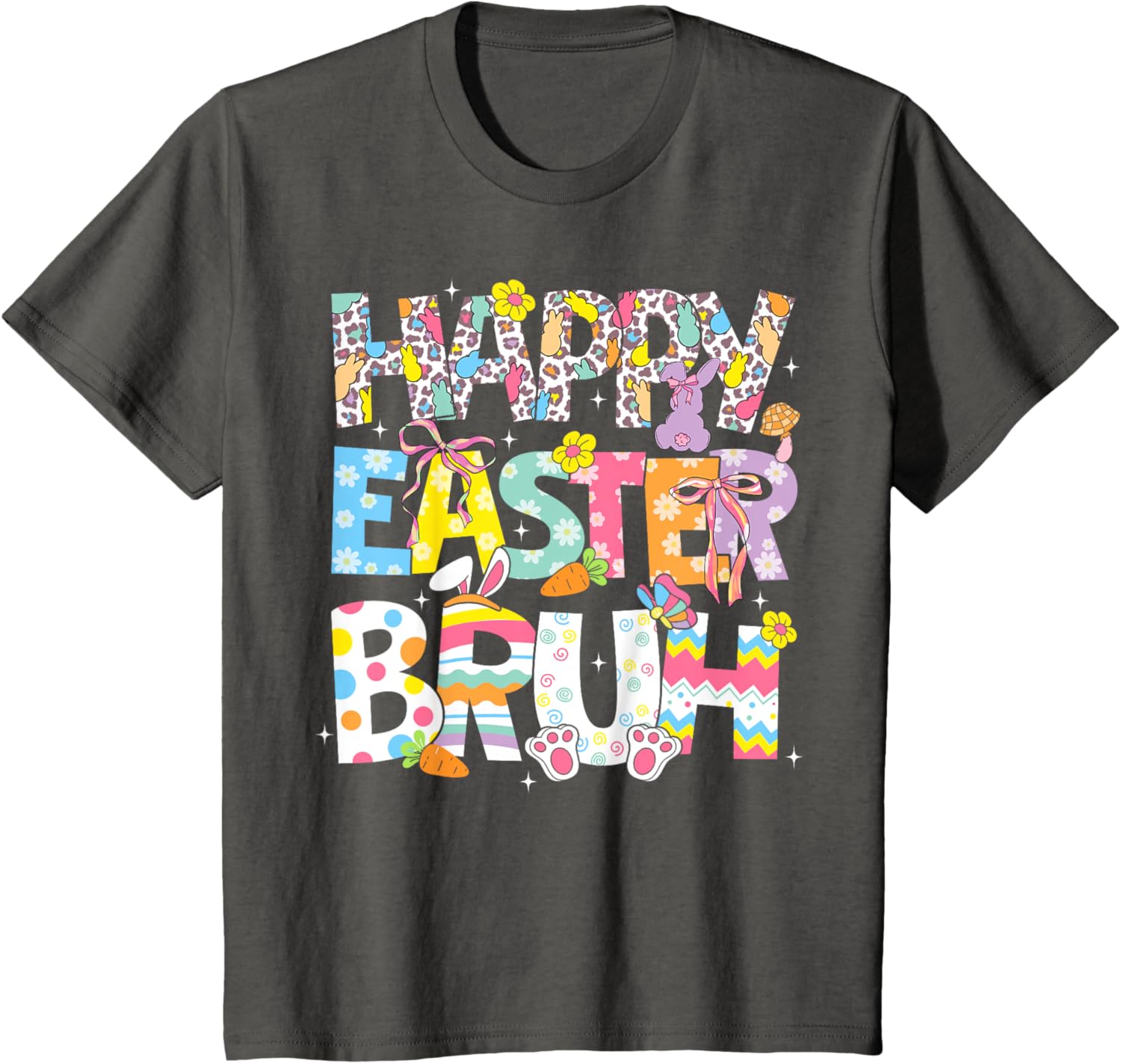 Happy Easter Bruh Meme Funny Saying Bro Kids Men Women T-Shirt