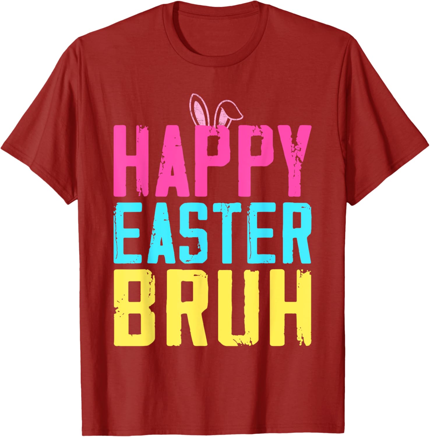 Happy Easter Bruh Shirt Bruh Meme Funny Saying Bro Greeting T-Shirt