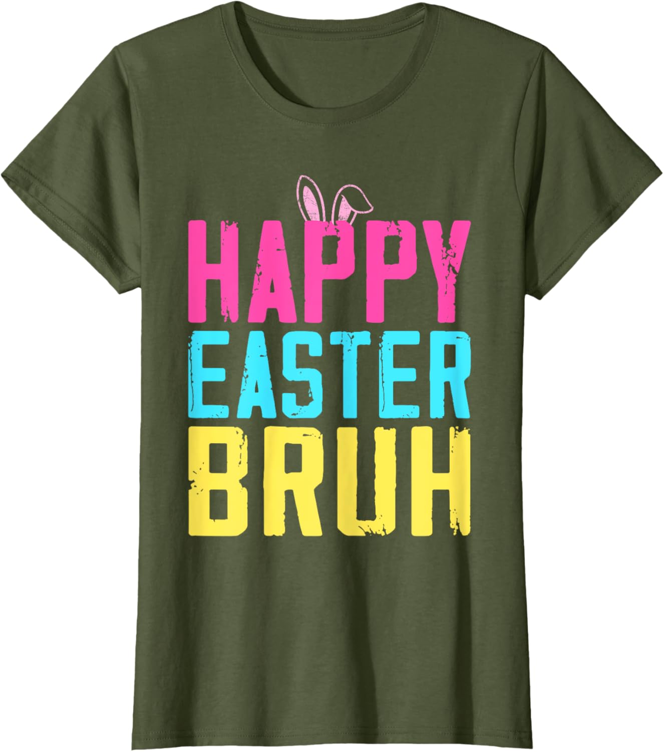 Happy Easter Bruh Shirt Bruh Meme Funny Saying Bro Greeting T-Shirt