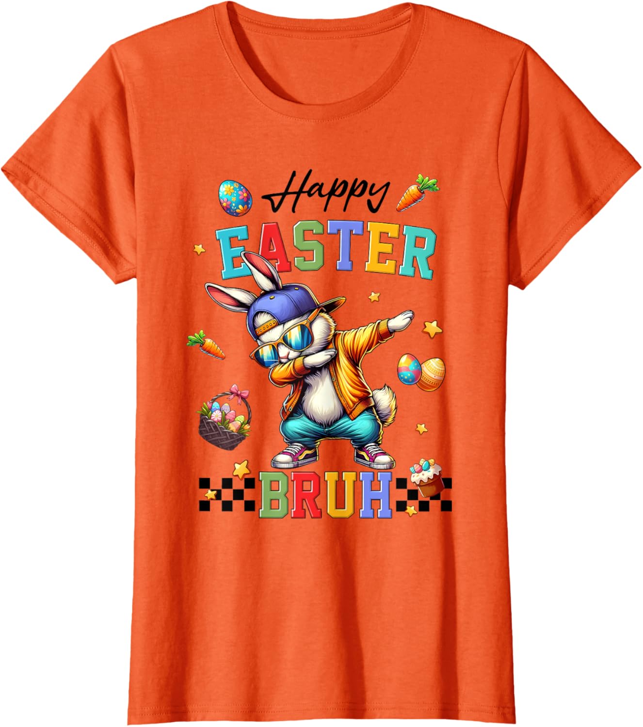 Happy Easter Bruh Shirt Bruh Meme Funny Saying Bro Kids Men T-Shirt